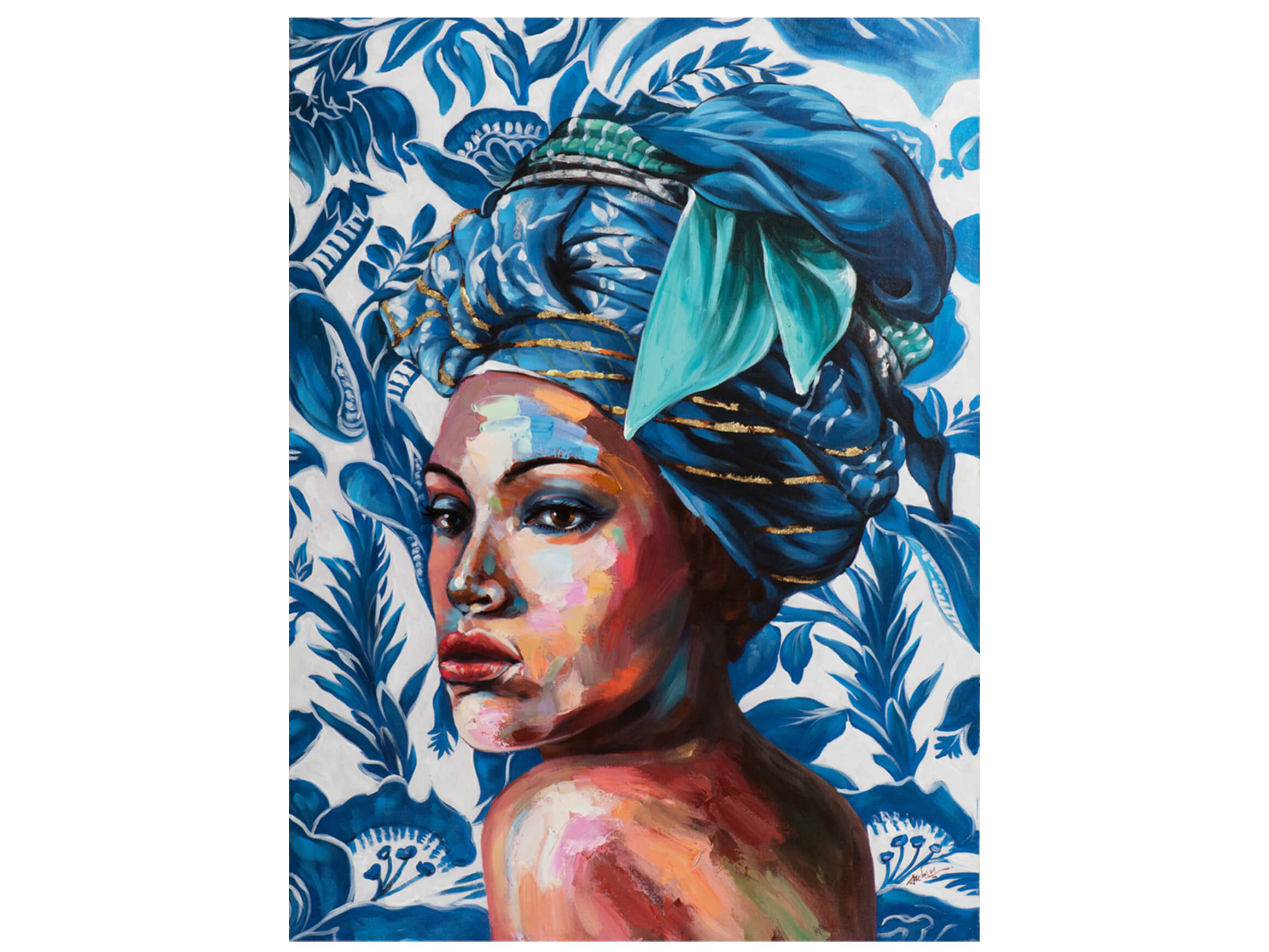 Bild Dame in Blau image LAND