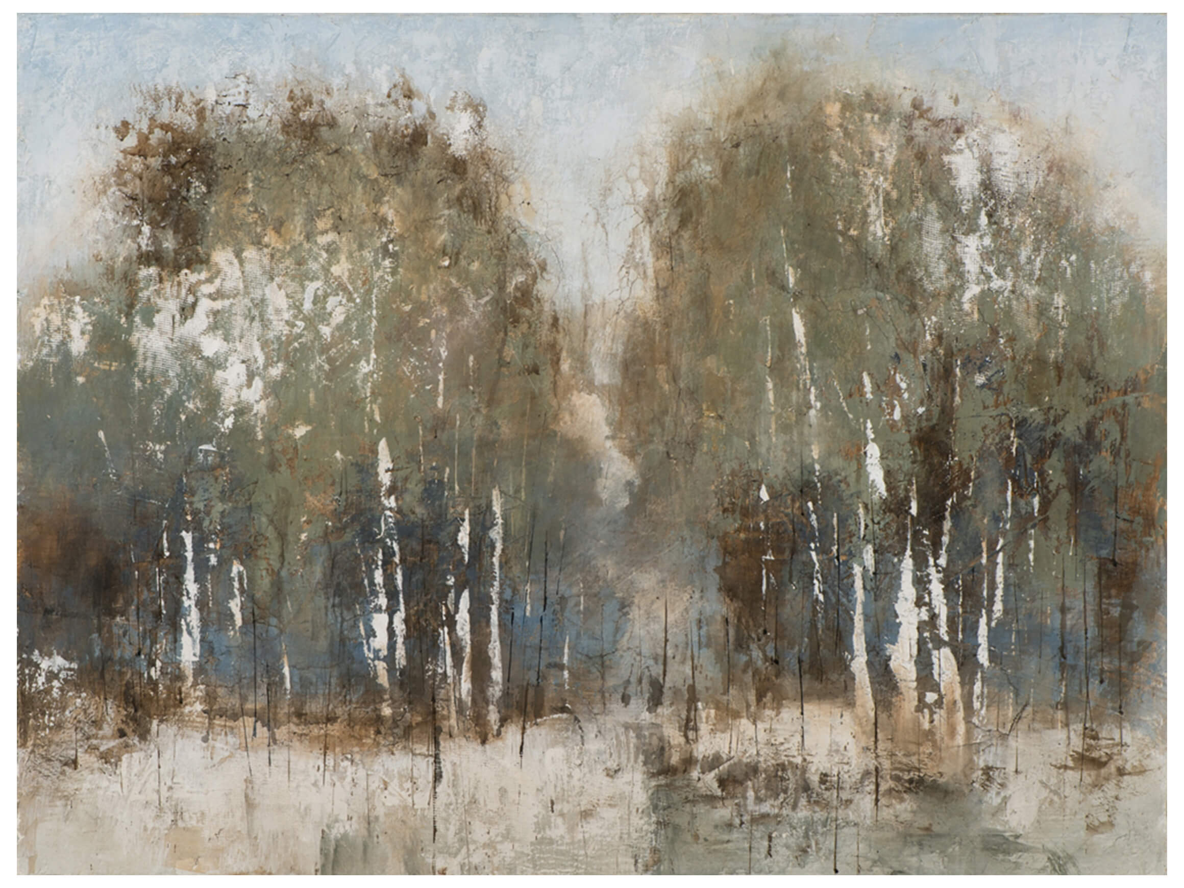 Bild Abstrakter Birkenwald image LAND