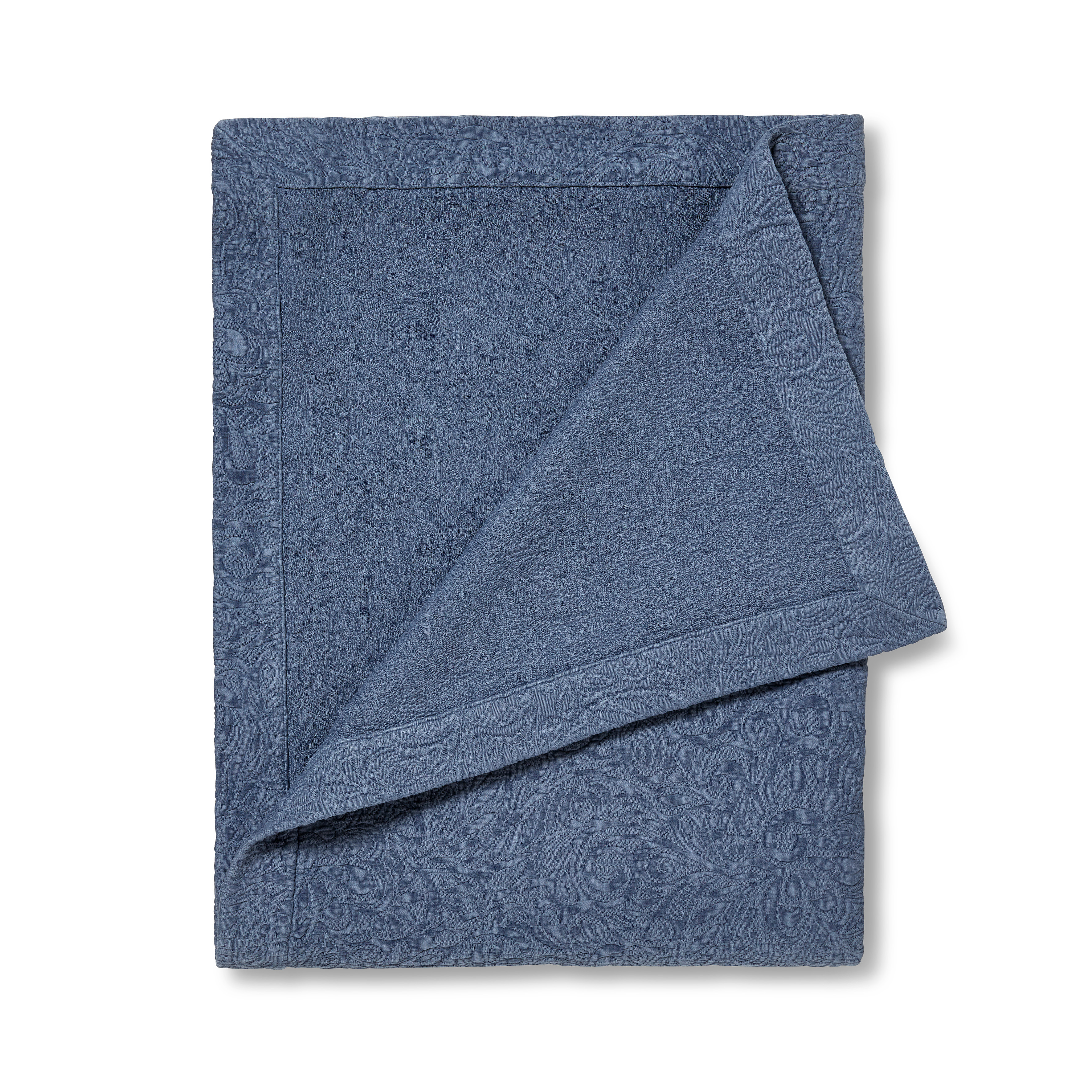 Schlossberg Tagesdecke Castellano Blau  | Schubiger Möbel