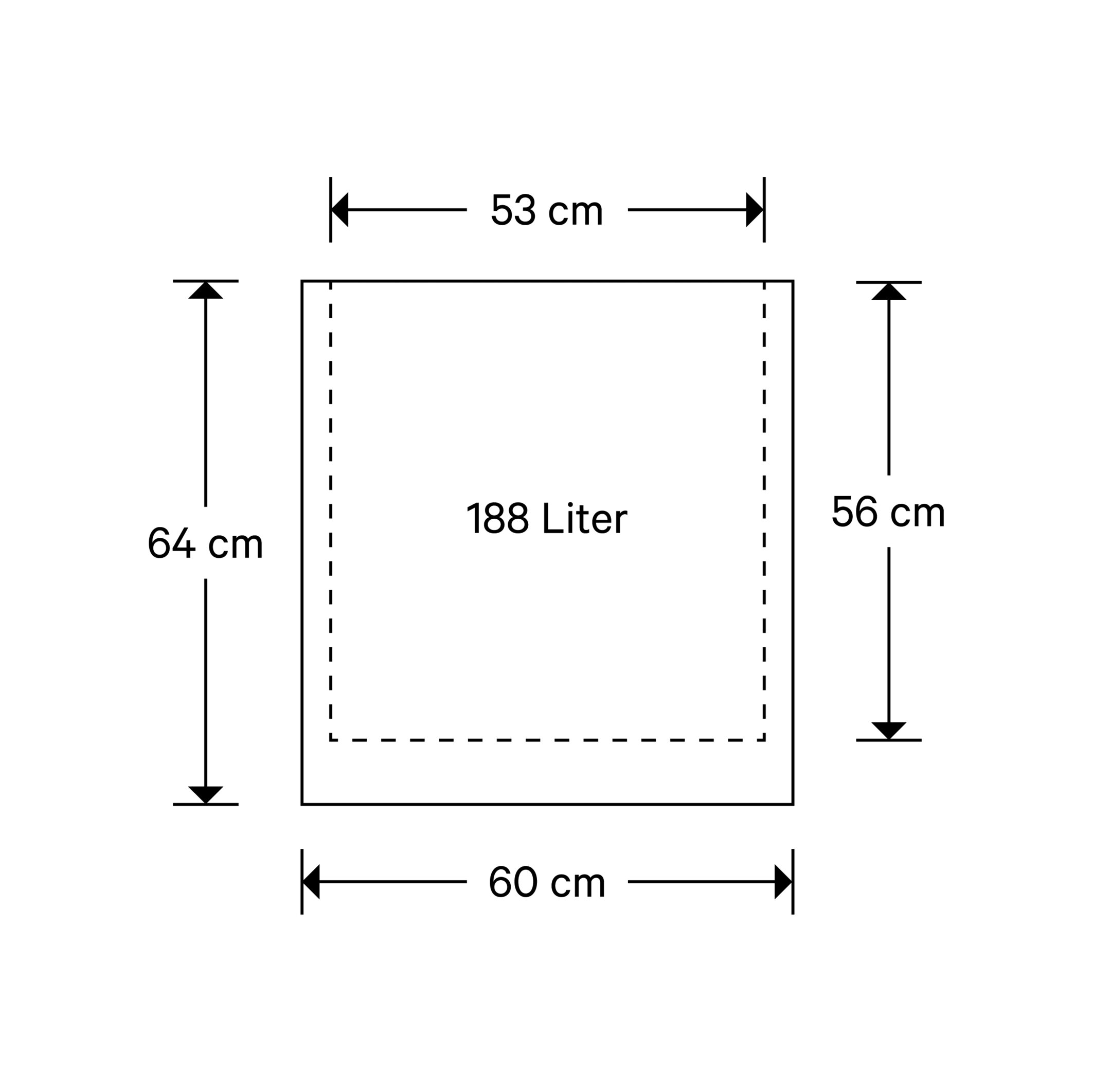 Pflanzengefäss Cubic, Cream H: 64 cm von Joop Outdoor