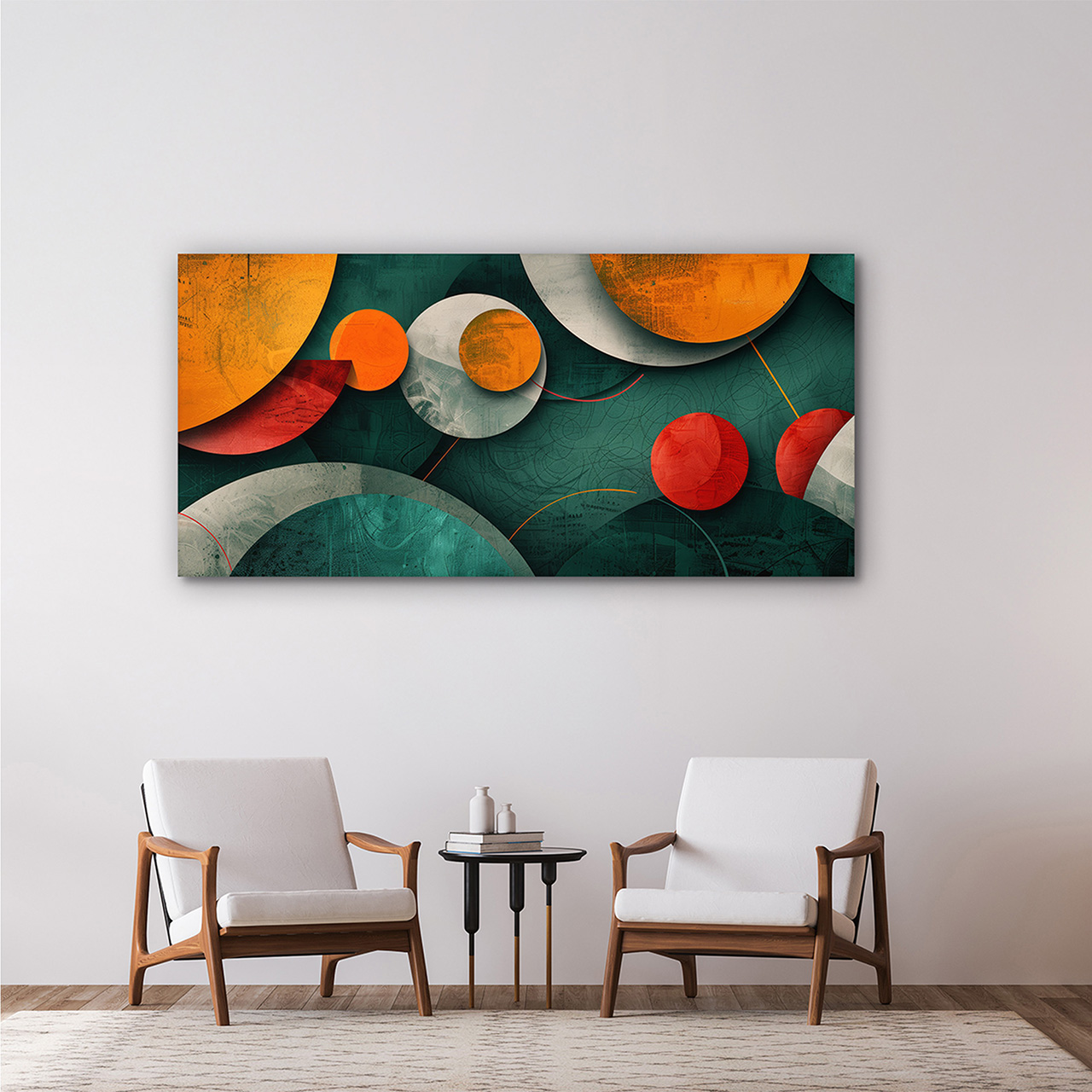 Canvas-Autumn Geometry-image LAND