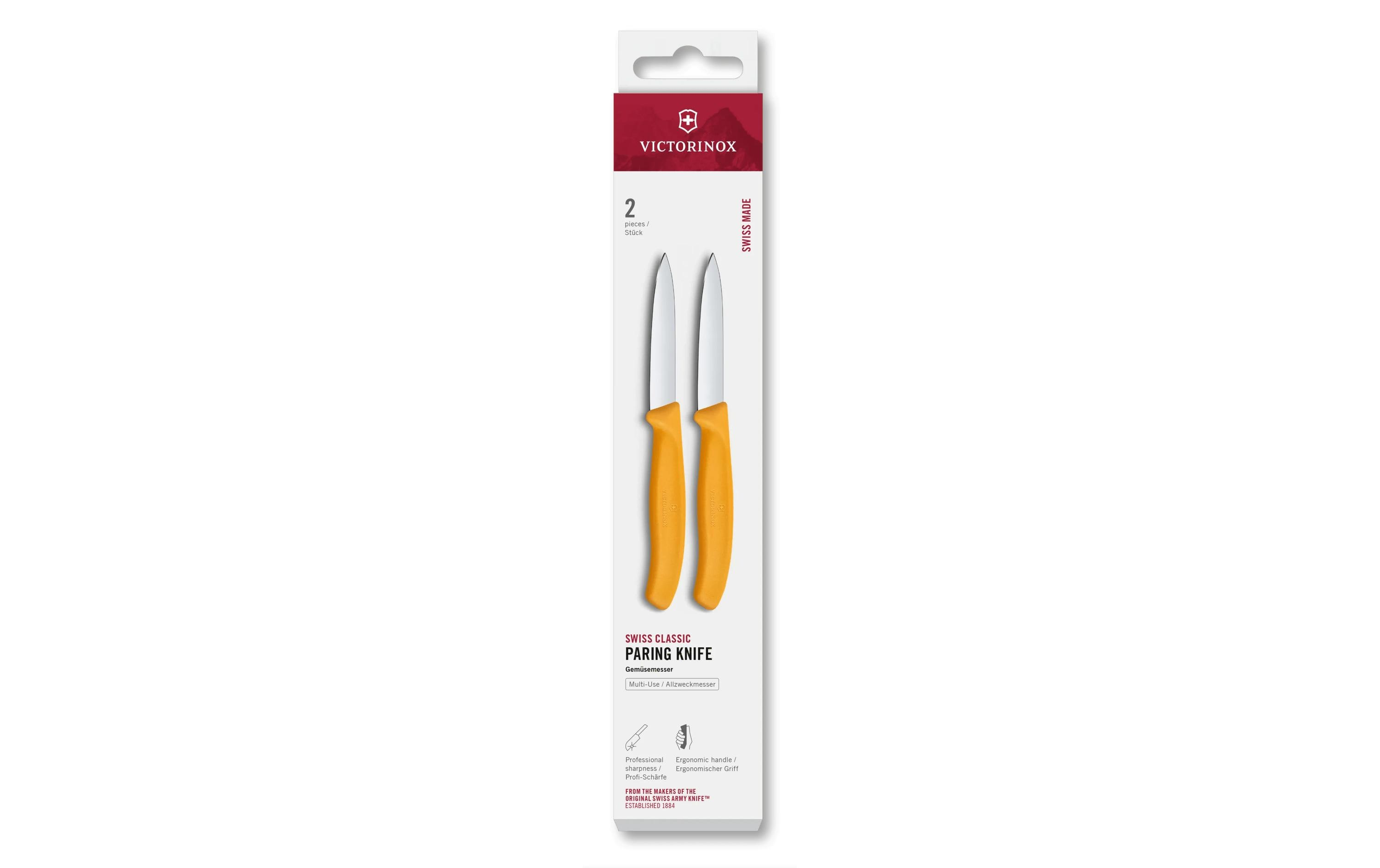 Messer-Set Swiss Classic, 8 cm, 2 Stück Von Victorinox Alltron / Farbe: Gelb
