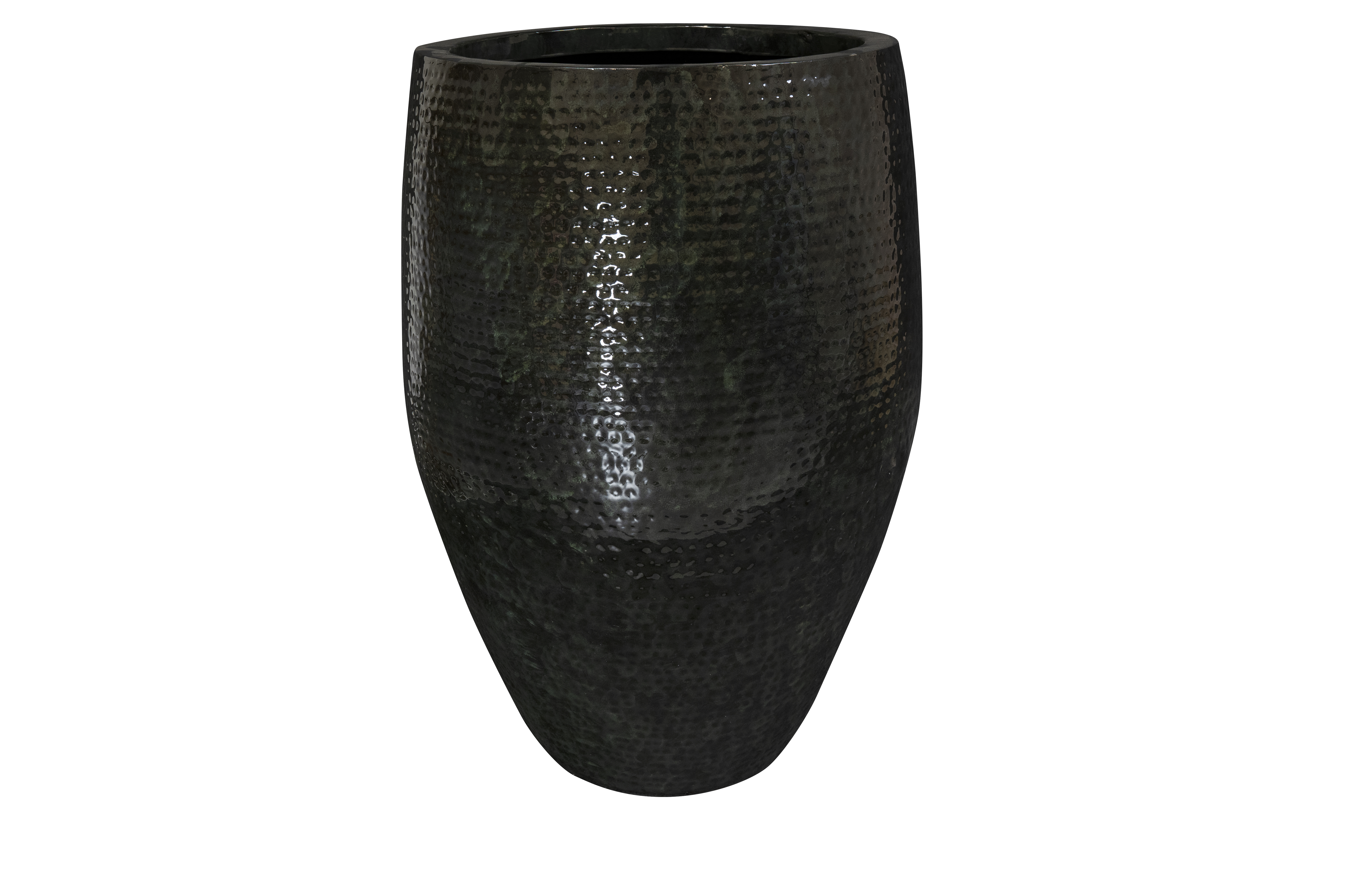 Decofinder Gefäss Thom, Metall, Schwarz H: 88 cm  | Schubiger Möbel