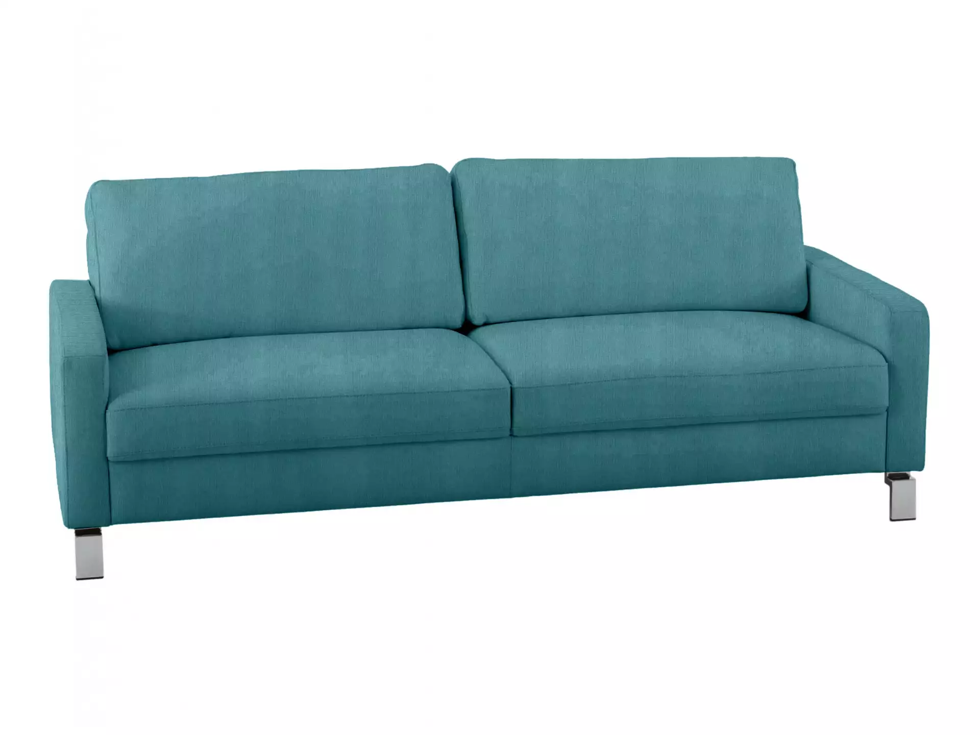 Sofa Interims Basic B: 204 cm Candy / Farbe: Petrol / Material: Stoff Basic