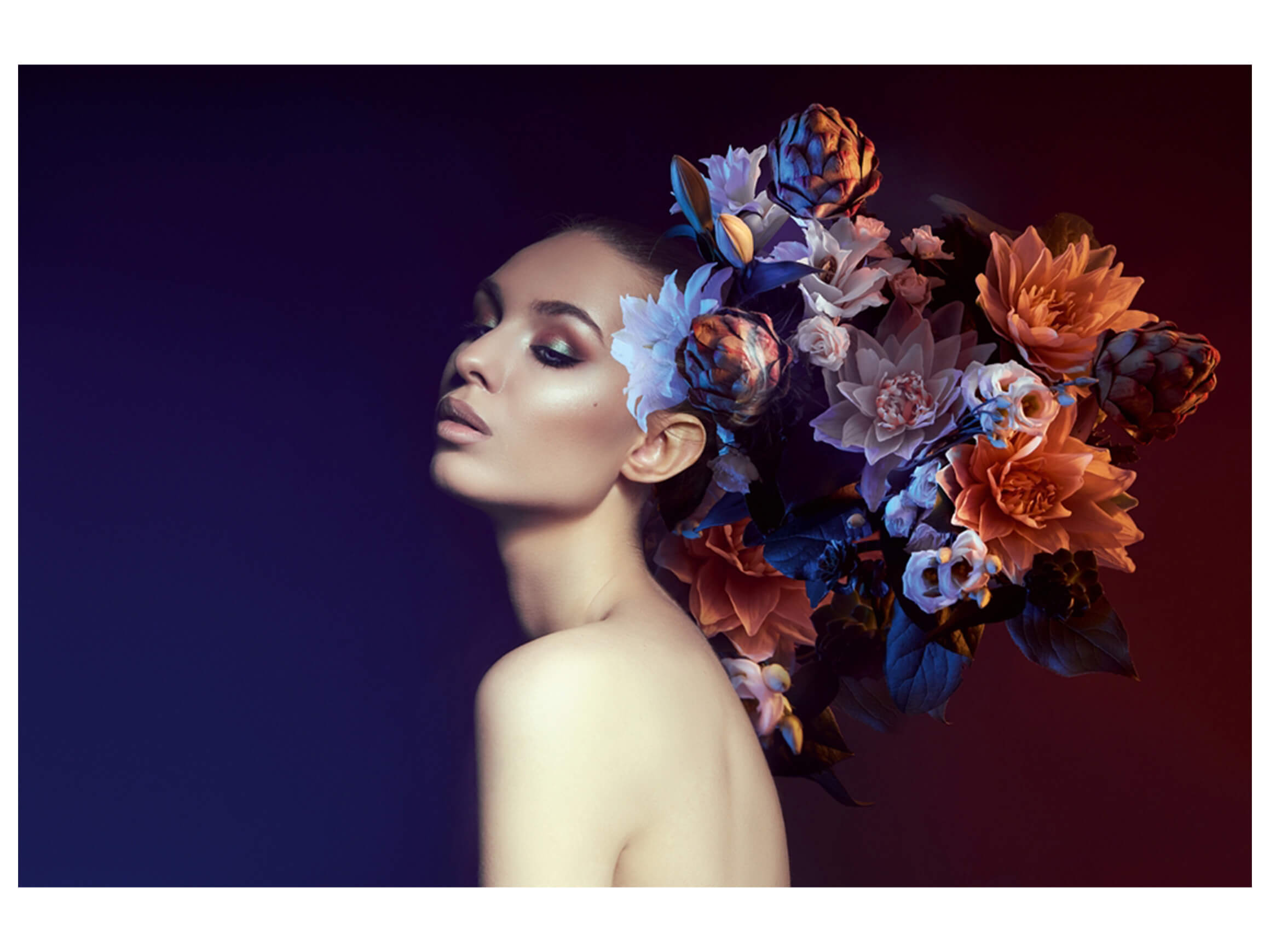 Digitaldruck auf Acrylglas Flower Beauty image LAND / Grösse: 120 x 80 cm