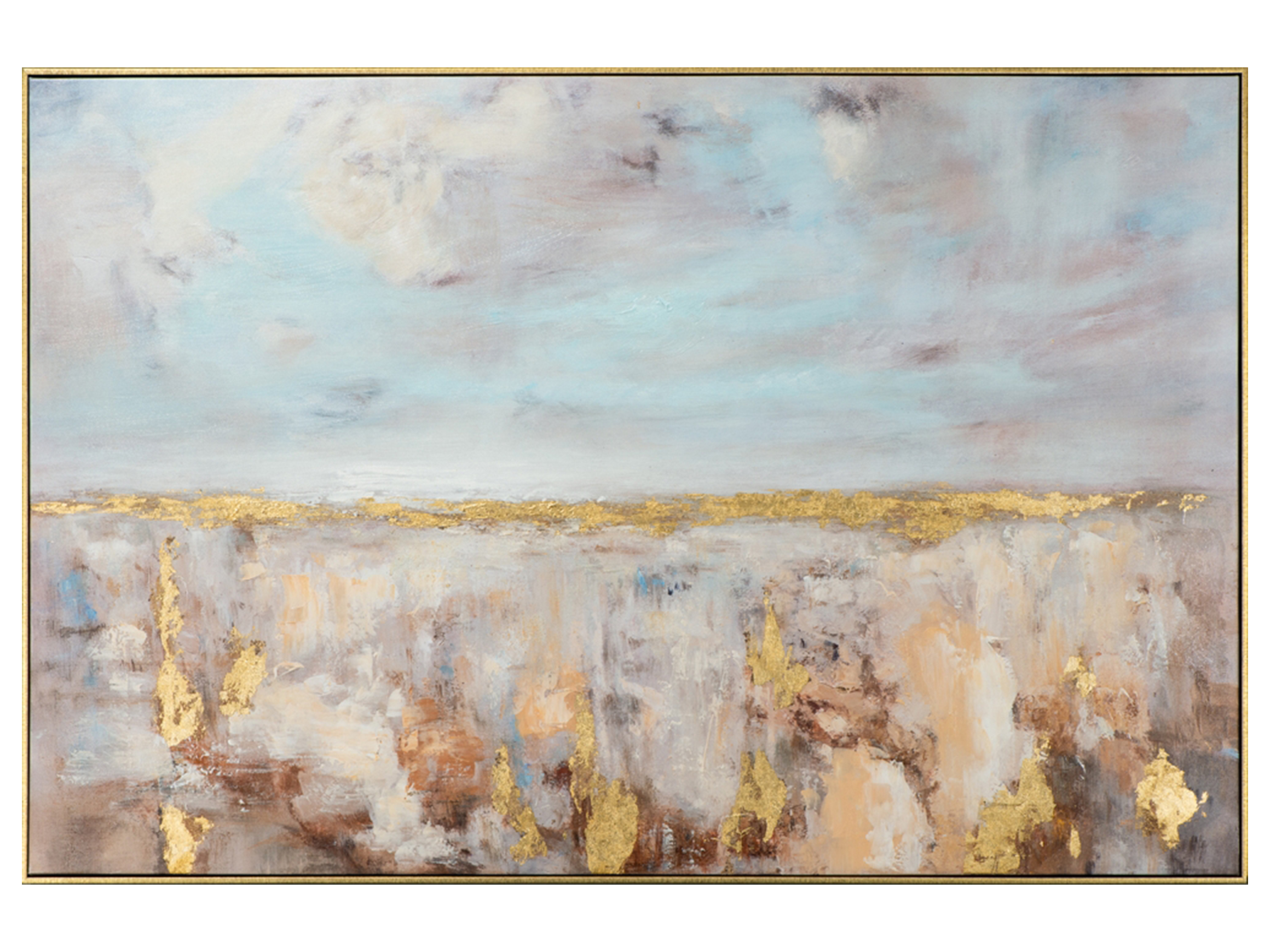 Bild mit Rahmen Goldener Horizont image LAND