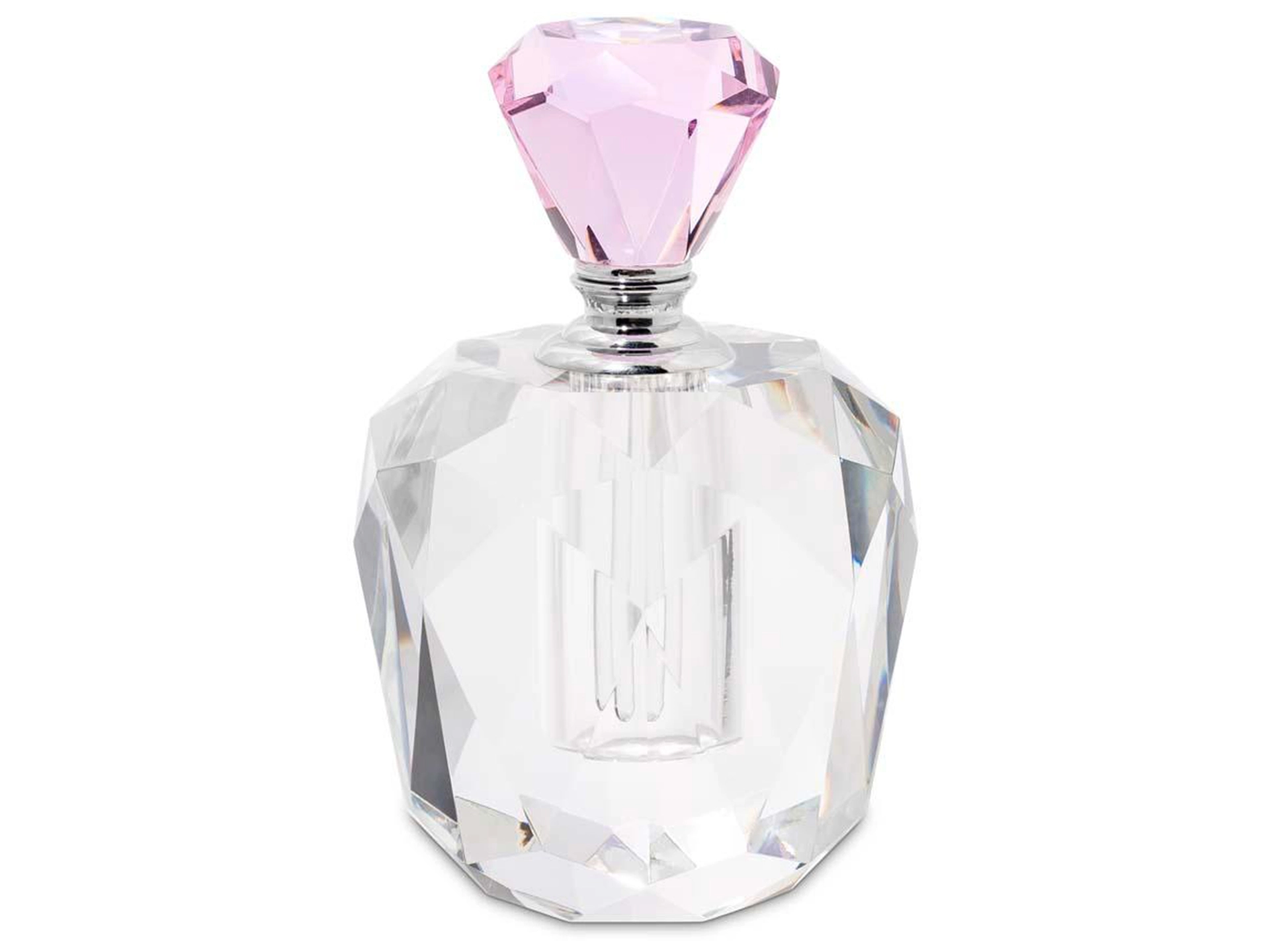 Parfum Flakon Kristallglas Pink H: 13 cm Abhika