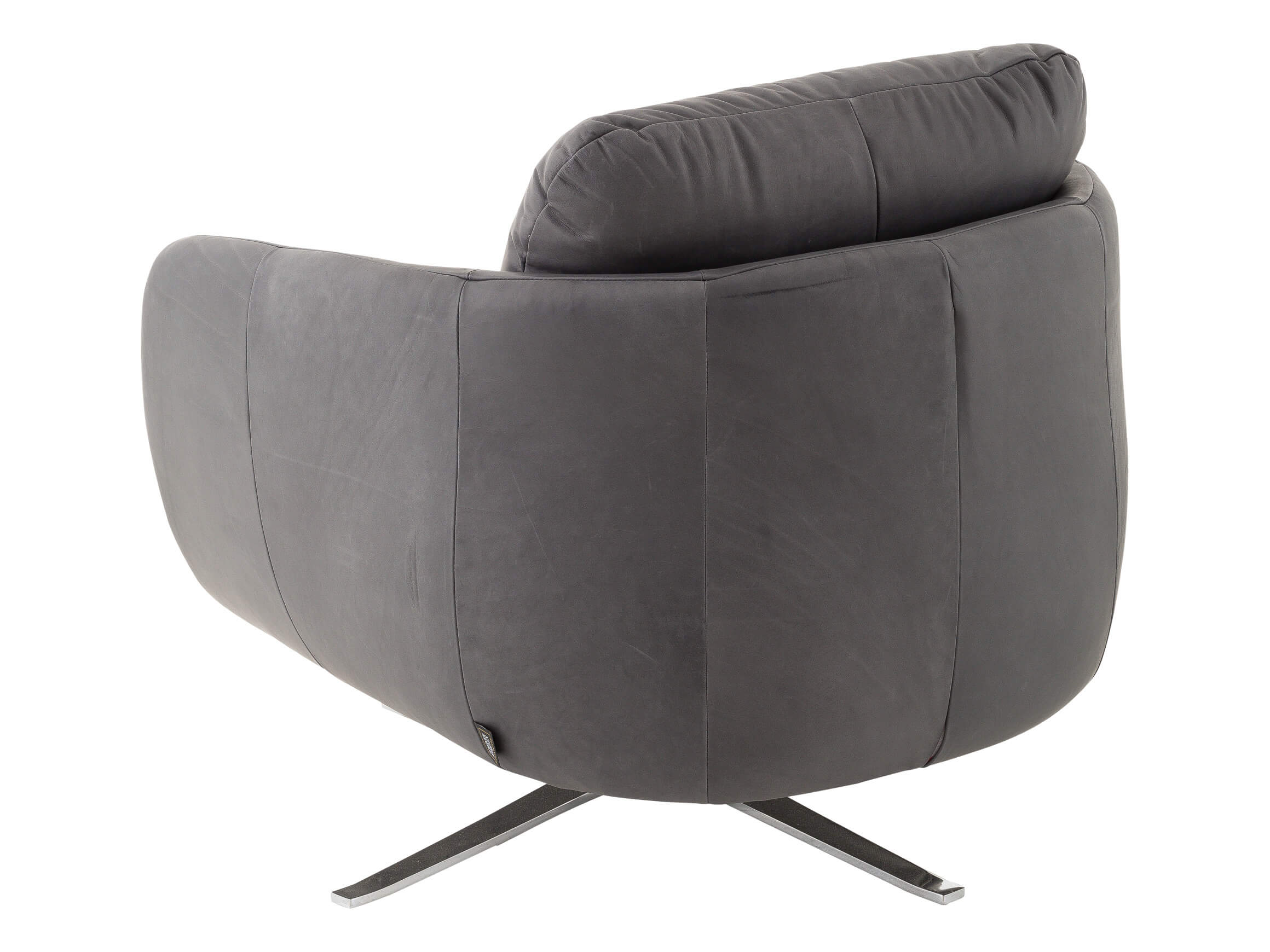 Dream armchair star base chrome Candy / colour: anthracite