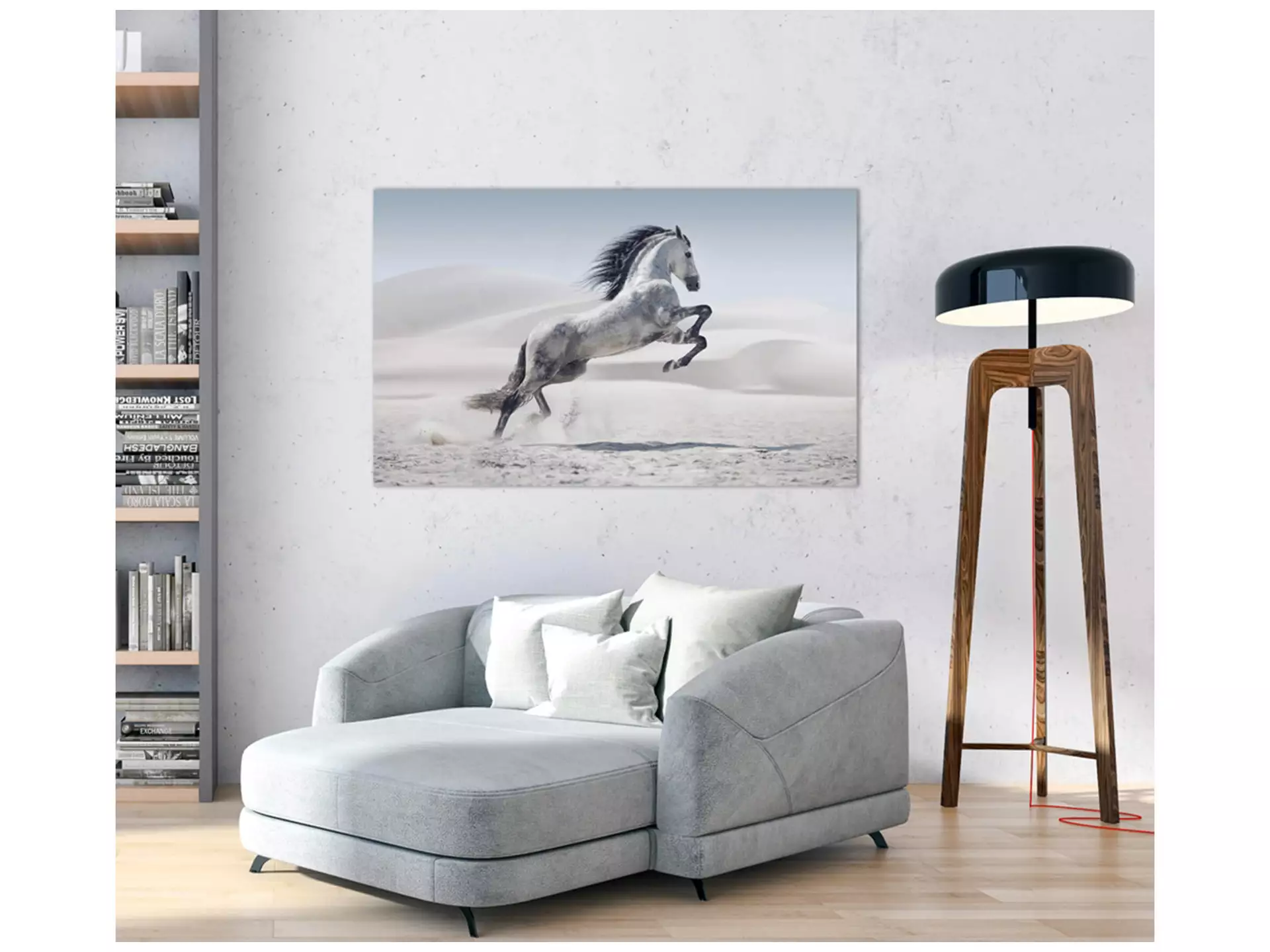 Digitaldruck auf Acrylglas Wildpferd image LAND / Grösse: 150 x 100 cm