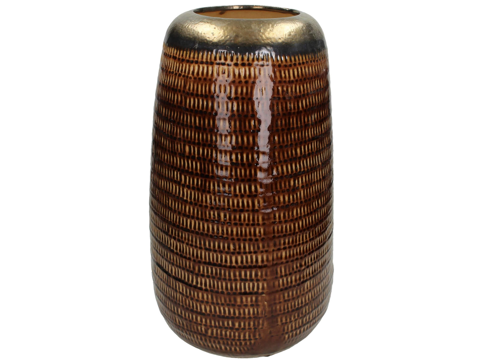 Vase Keramik Braun H: 43 cm Kersten Vase Keramik Braun H: 43 cm Kersten