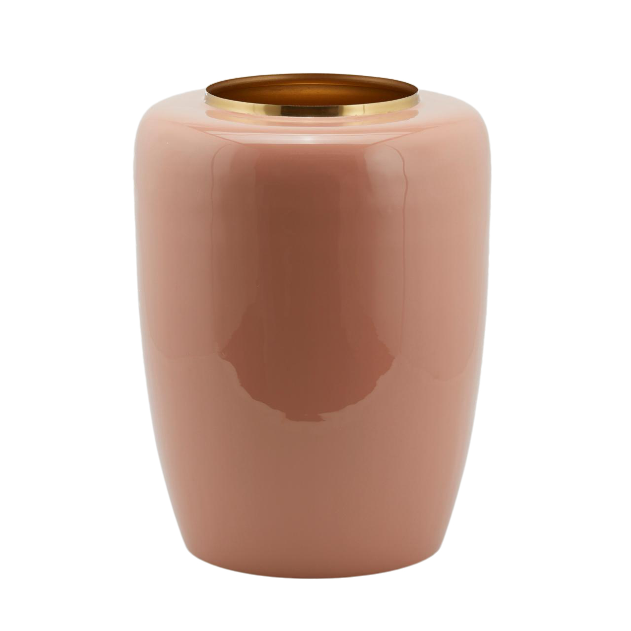 Edg Vase Email Pfirsch H: 43 cm  | Schubiger Möbel