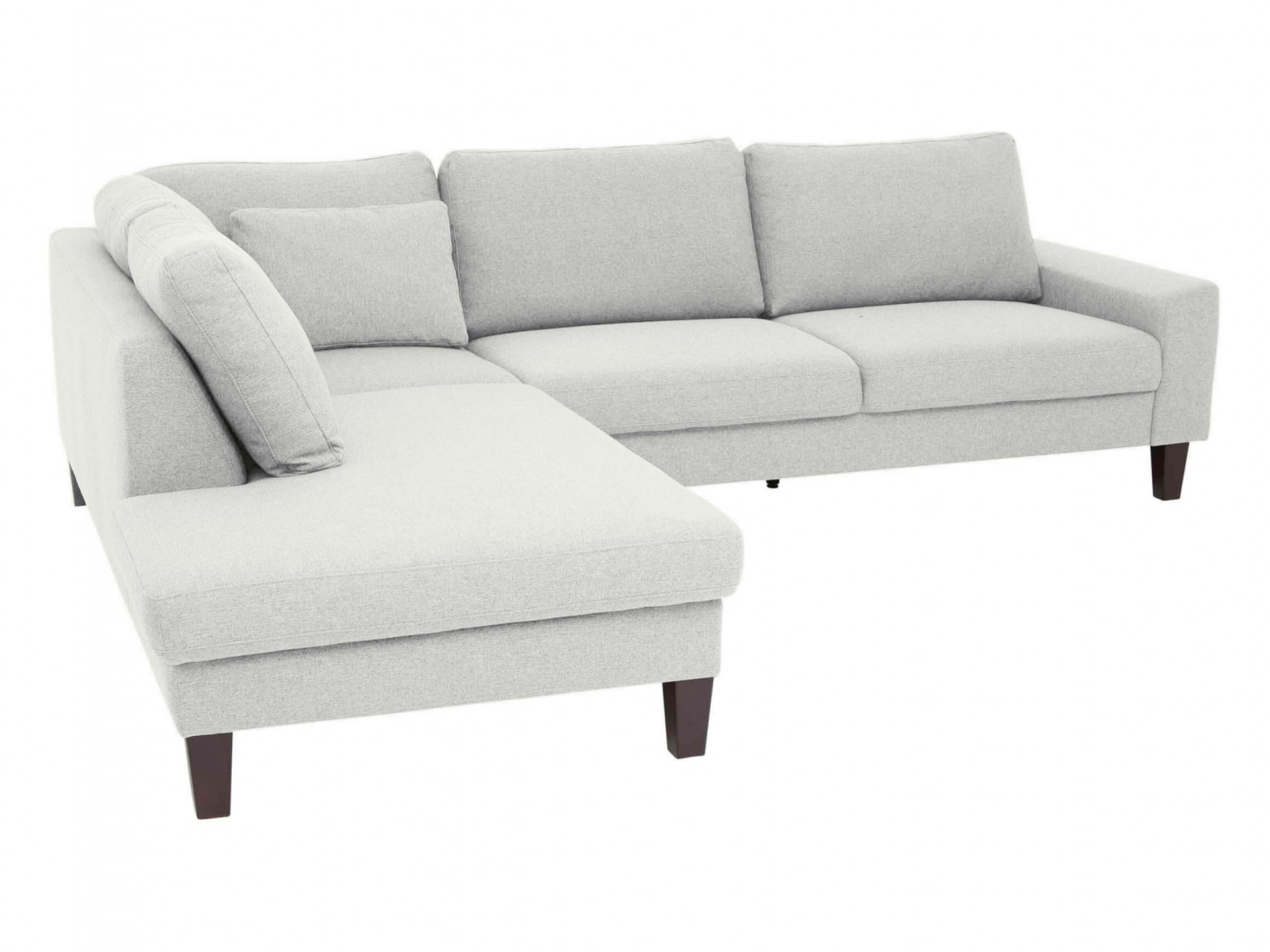 Ecksofa Interims Basic Candy / Farbe: Bianco / Material: Leder Basic