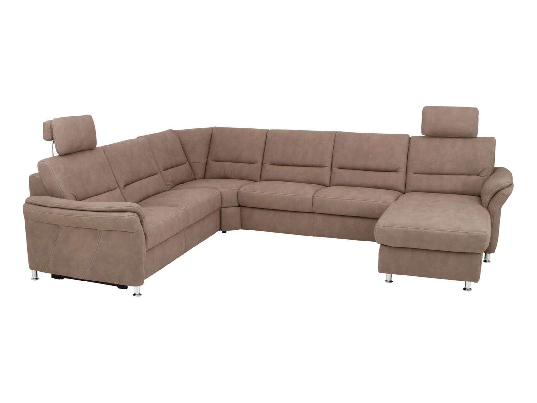Ecksofa Daisy Polipol / Farbe: Stone / Bezugsmaterial: Stoff