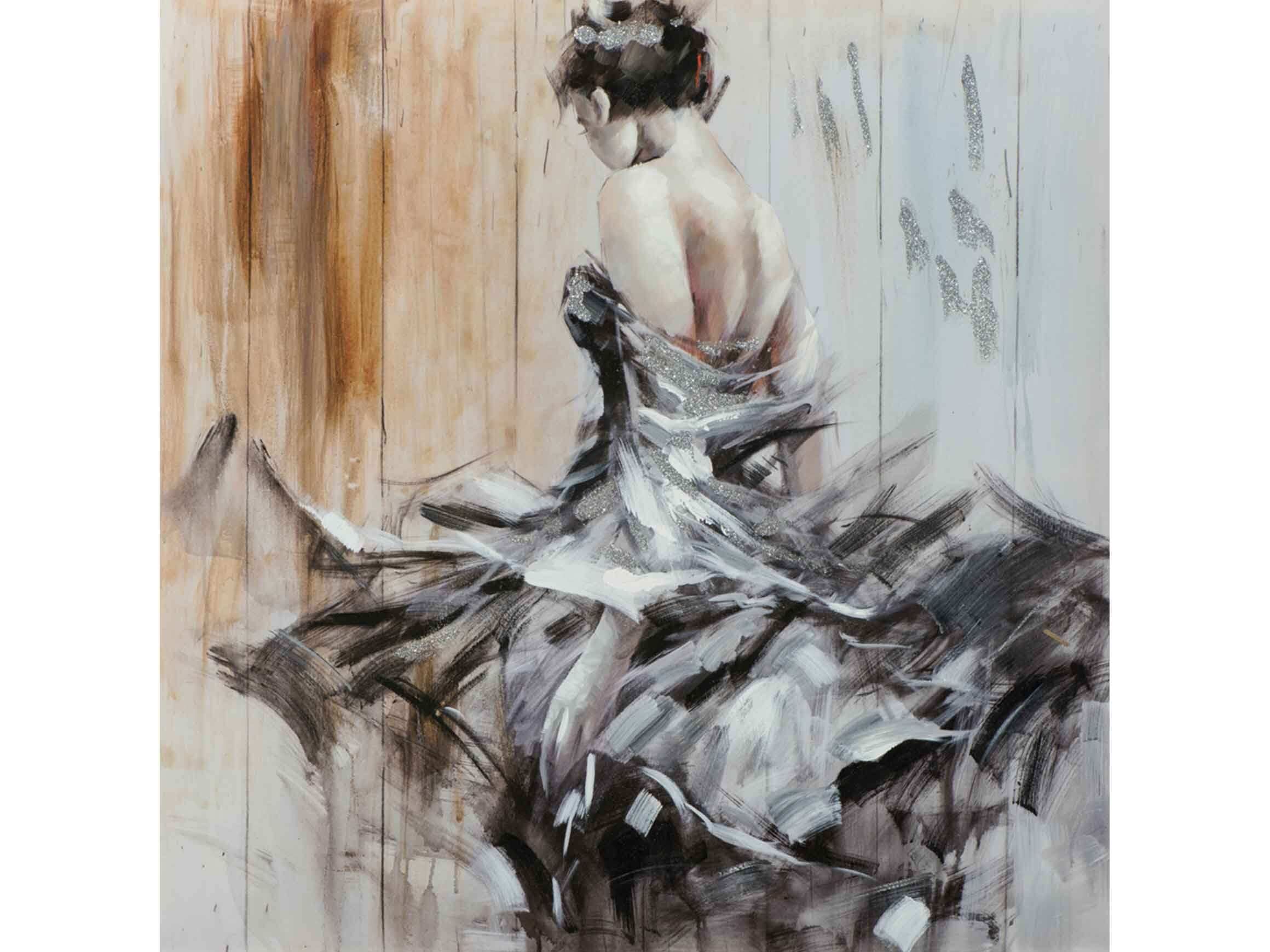 Bild Die Dame im Wehenden Kleid