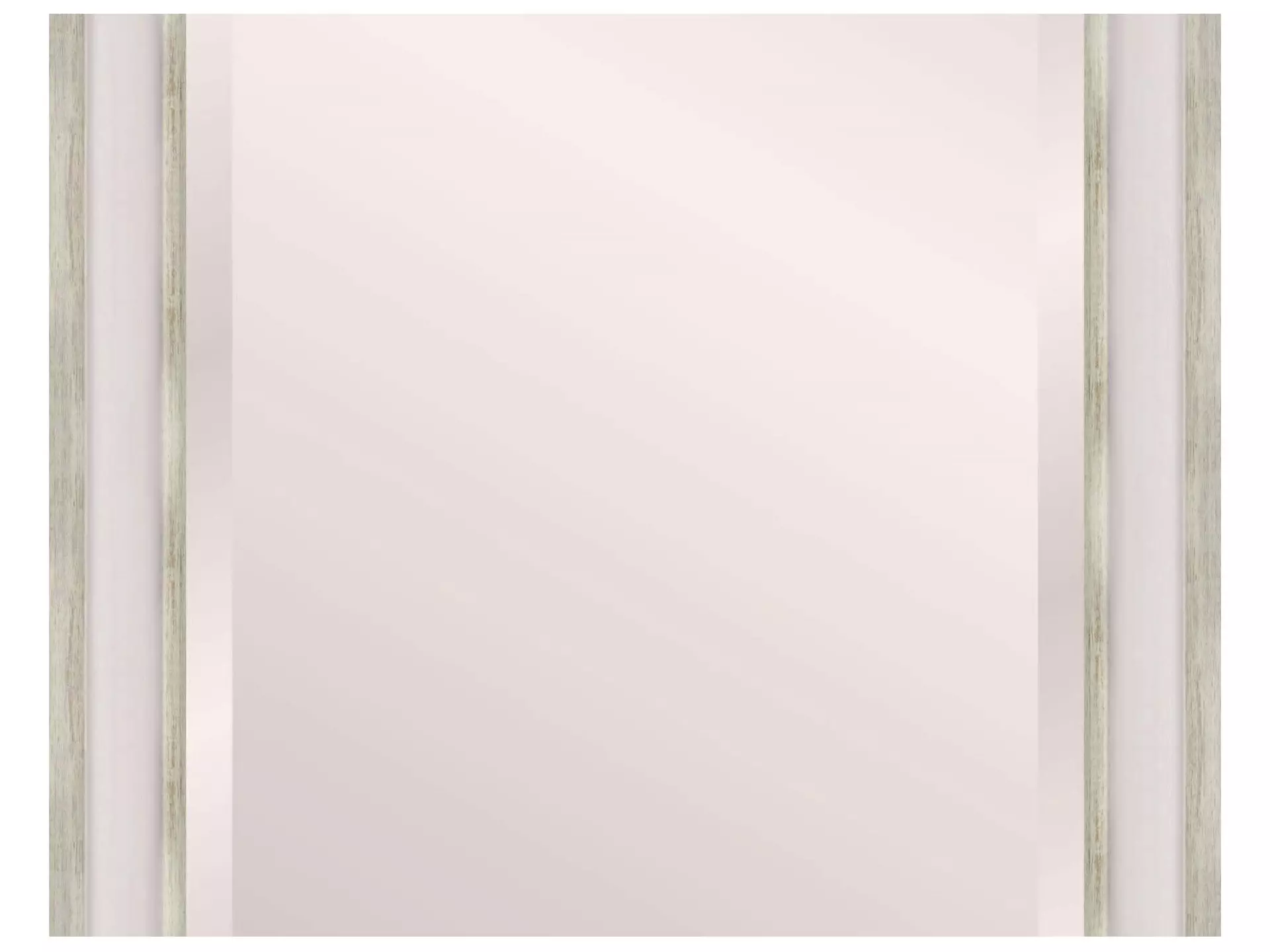 Spiegel Johanna Silber-Weiss Len-Fra/ Farbe: Silber / Masse (BxH) :47,00x9,00 cm
