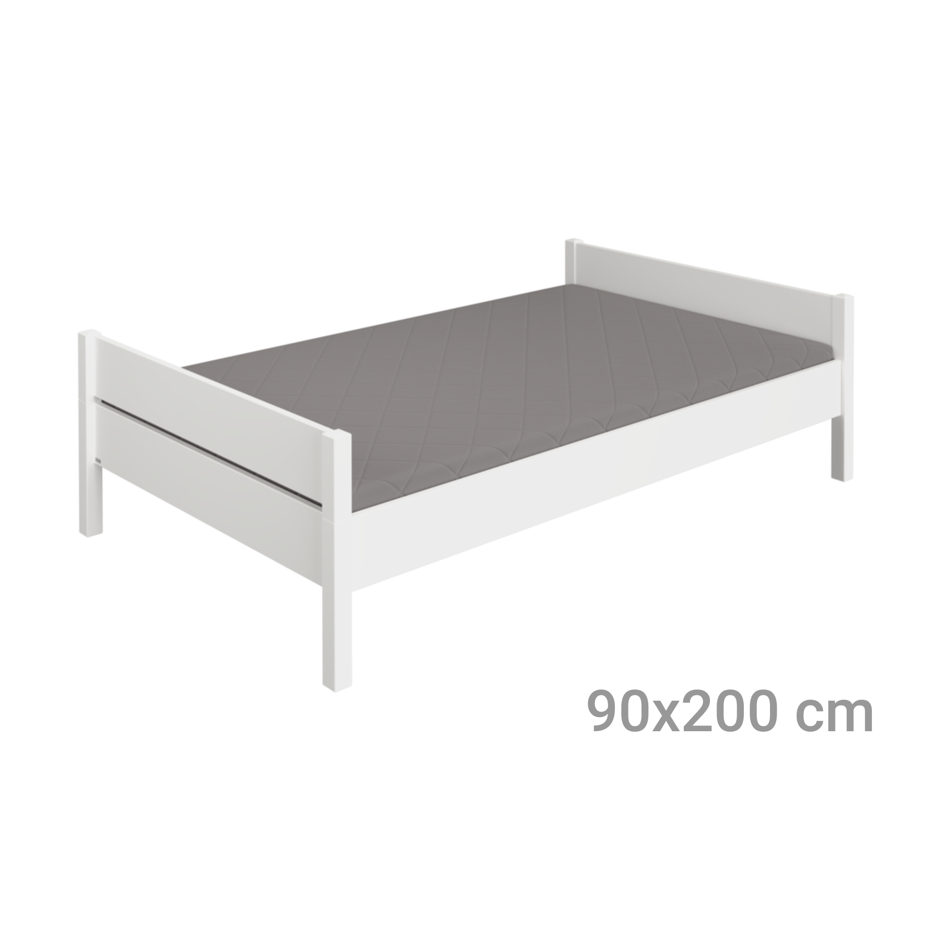 Bett Tiago Paidi / Farbe: Kieselgrau