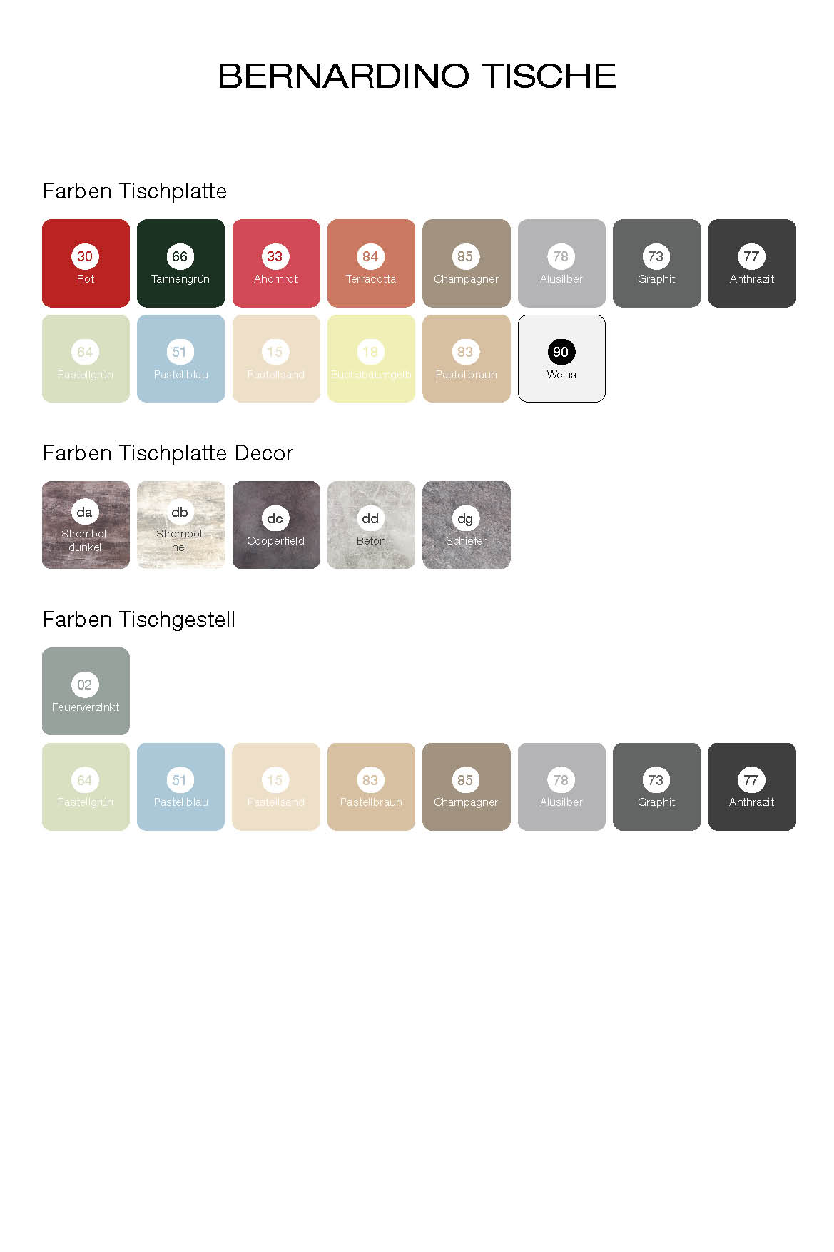 Gartentisch Bernadino von Schaffner / Farbe: Ahornrot / Grösse: 220 x 100 cm