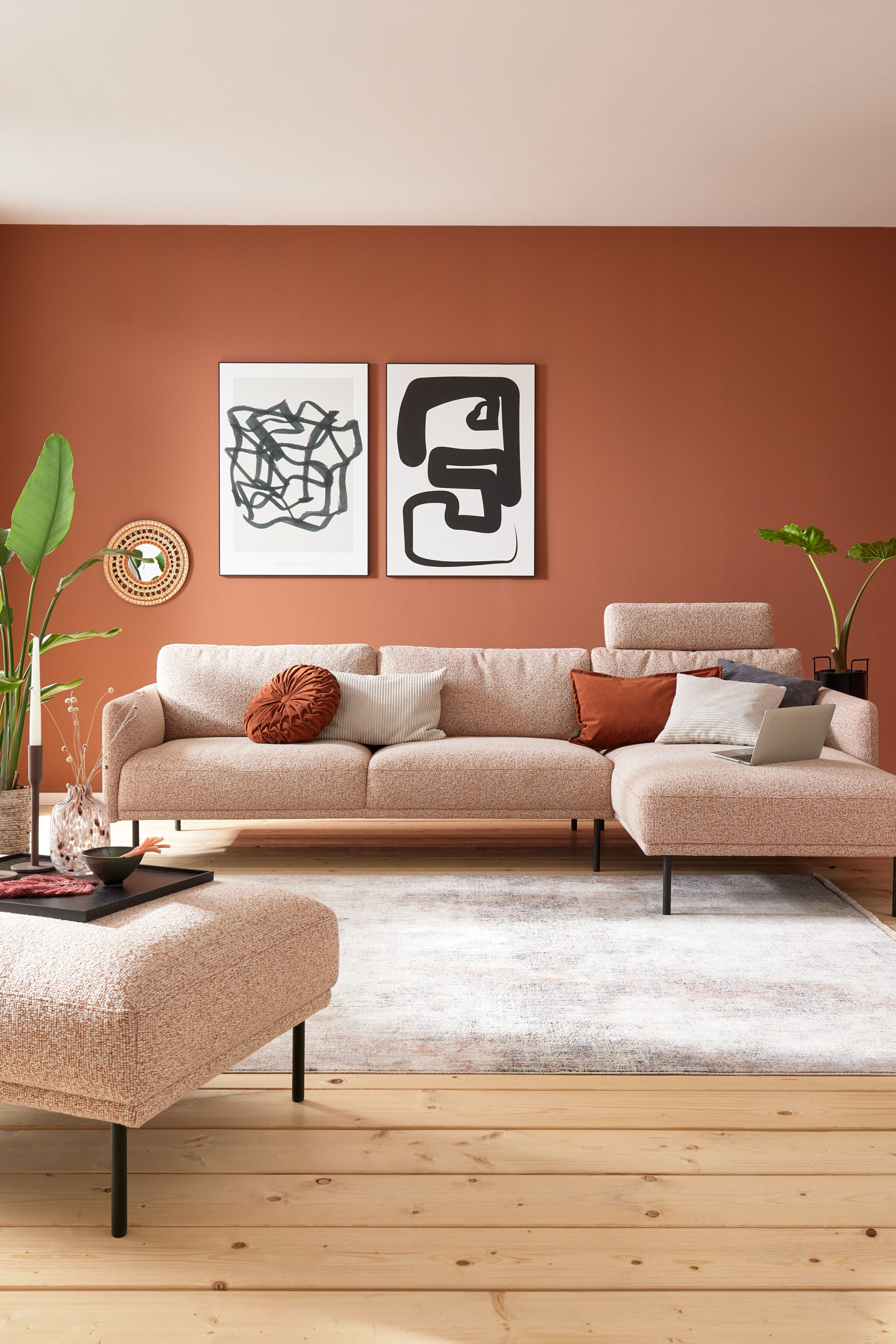 Kissenhülle No.9403 45 x 45 cm Beige - Set a 4 Stk Karabel"