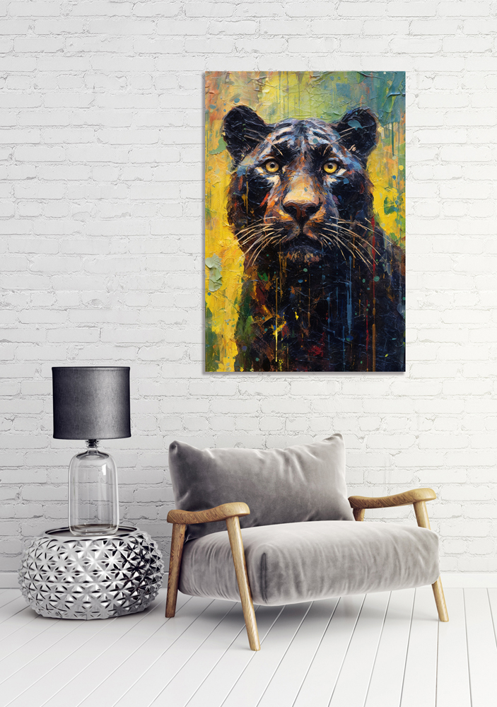 Acrylglasbild-Black Panther-image LAND