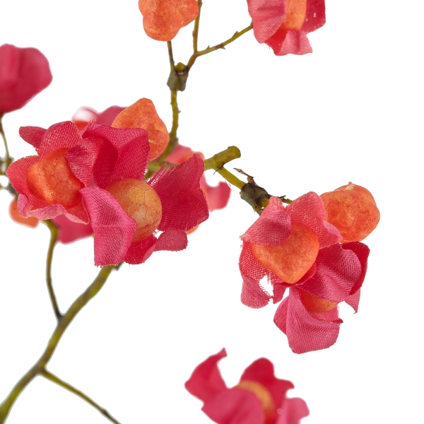 Kunstblumen Euonymuszweig, Pink Gasper