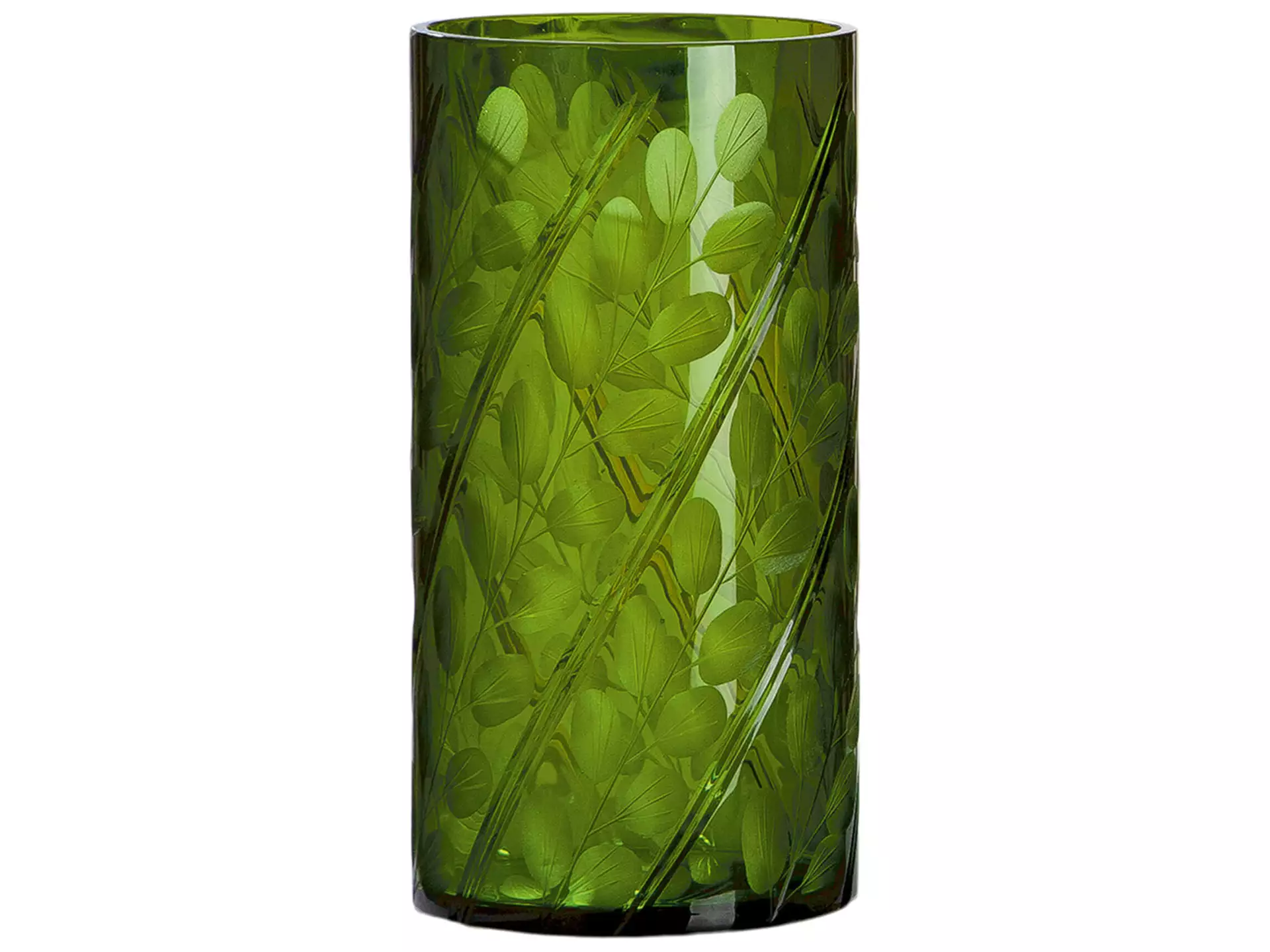 Vase Otono, Durchgefärbt, Geschliffen H: 31 cm Gilde