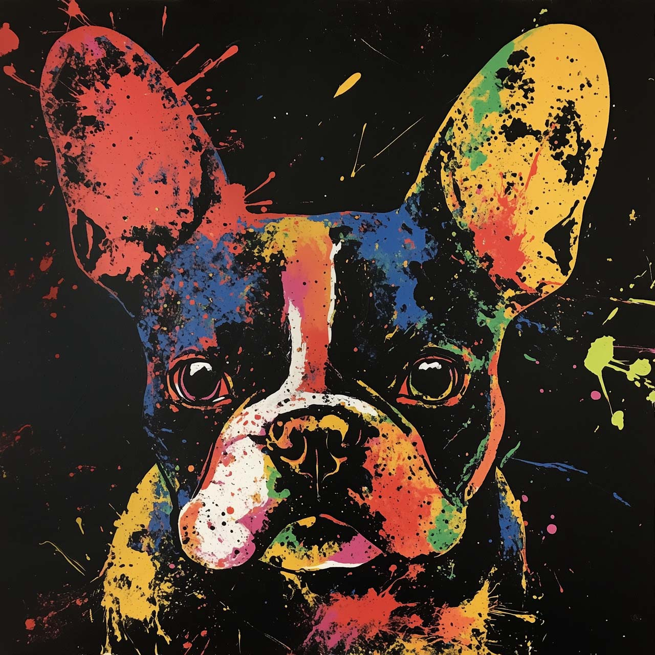 image LAND Glasbild Coloured Bully  | Schubiger Möbel