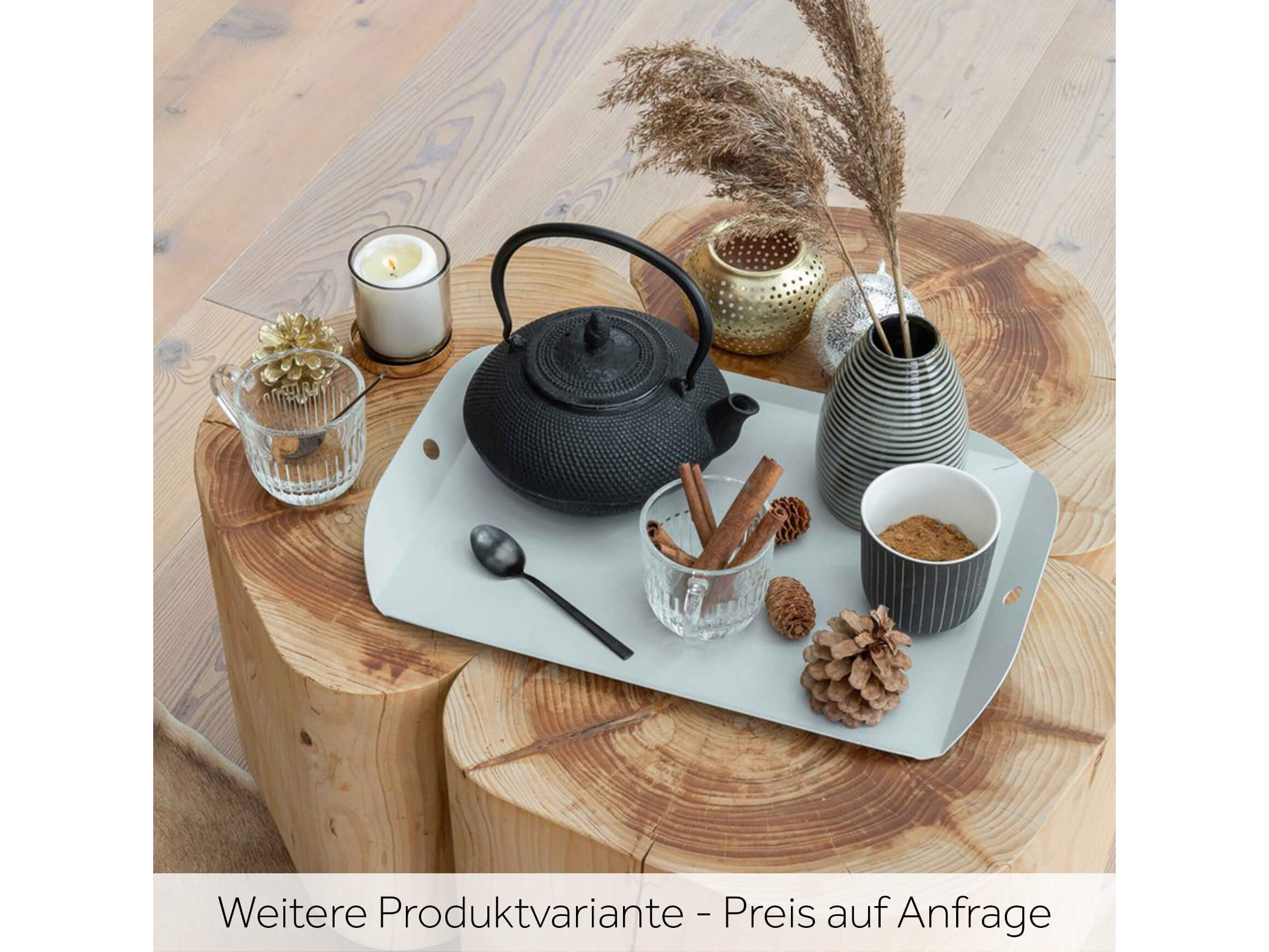 Tablett Beaulieu Lafuma/ Farbe: Beige / Masse (BxT) :43x29 cm