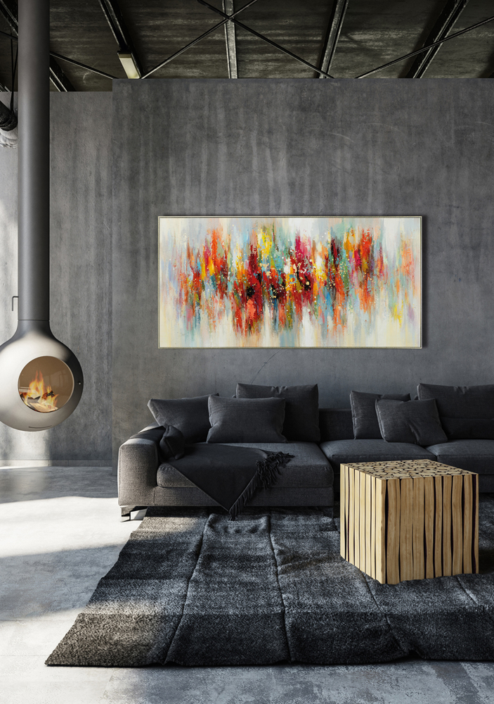 Gemälde-Irisierende Spiegelung-image LAND