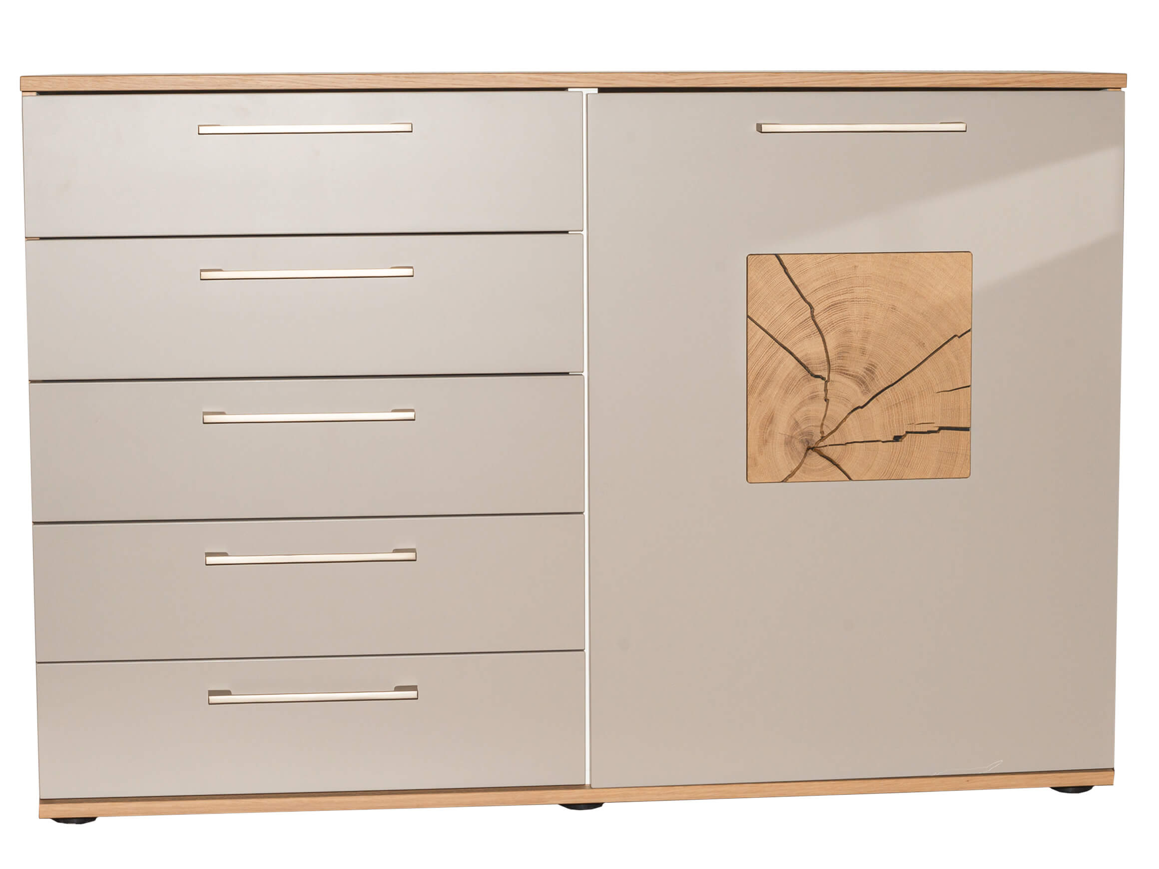 Kommode Multiline Disselkamp / Farbe: Holzfarbig