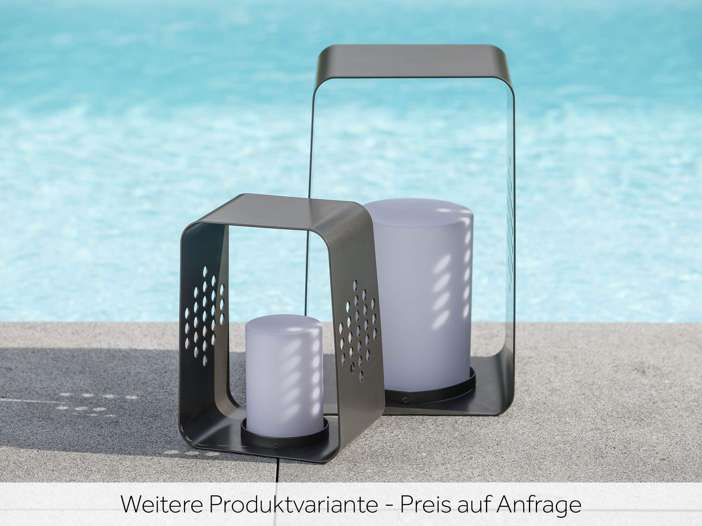 LED-Leuchte Anthrazit B: 22 cm Stern