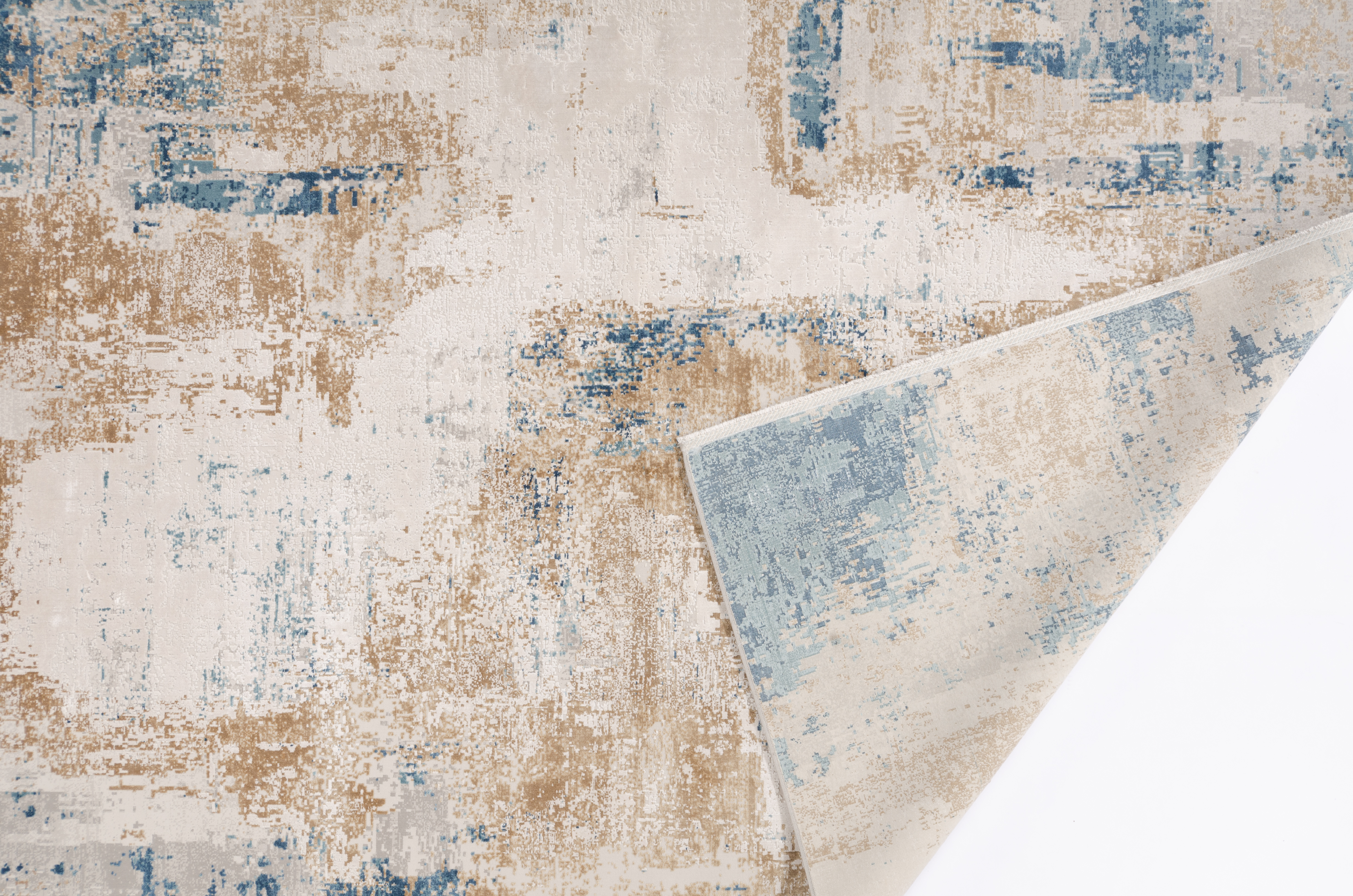 Moderner Maschinenteppich Golpar Negra/ Farbe: Rot / Masse (BxT) :160x230 cm