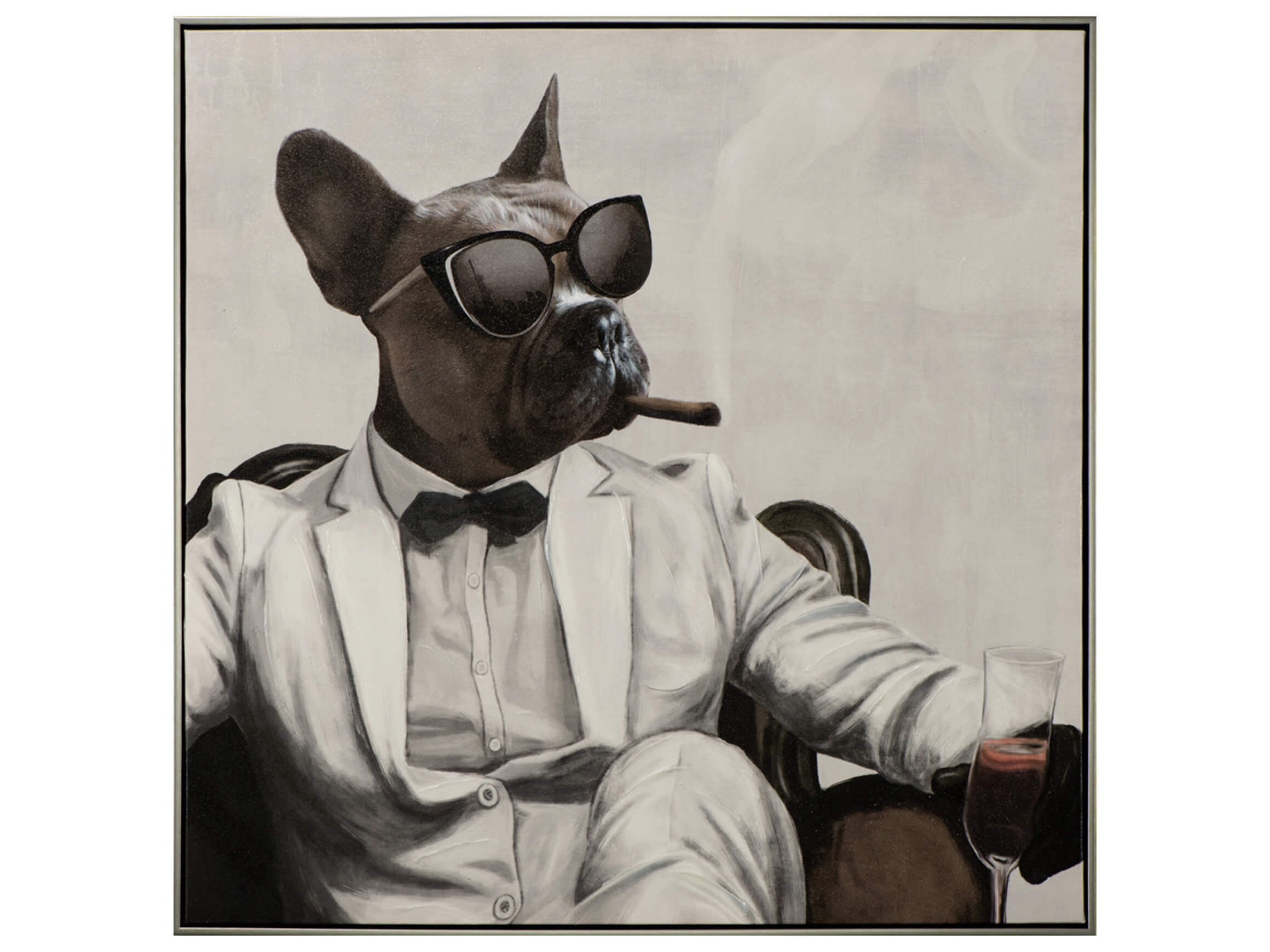 Bild mit Rahmen New Yorker Hunde-Mafiosi image LAND