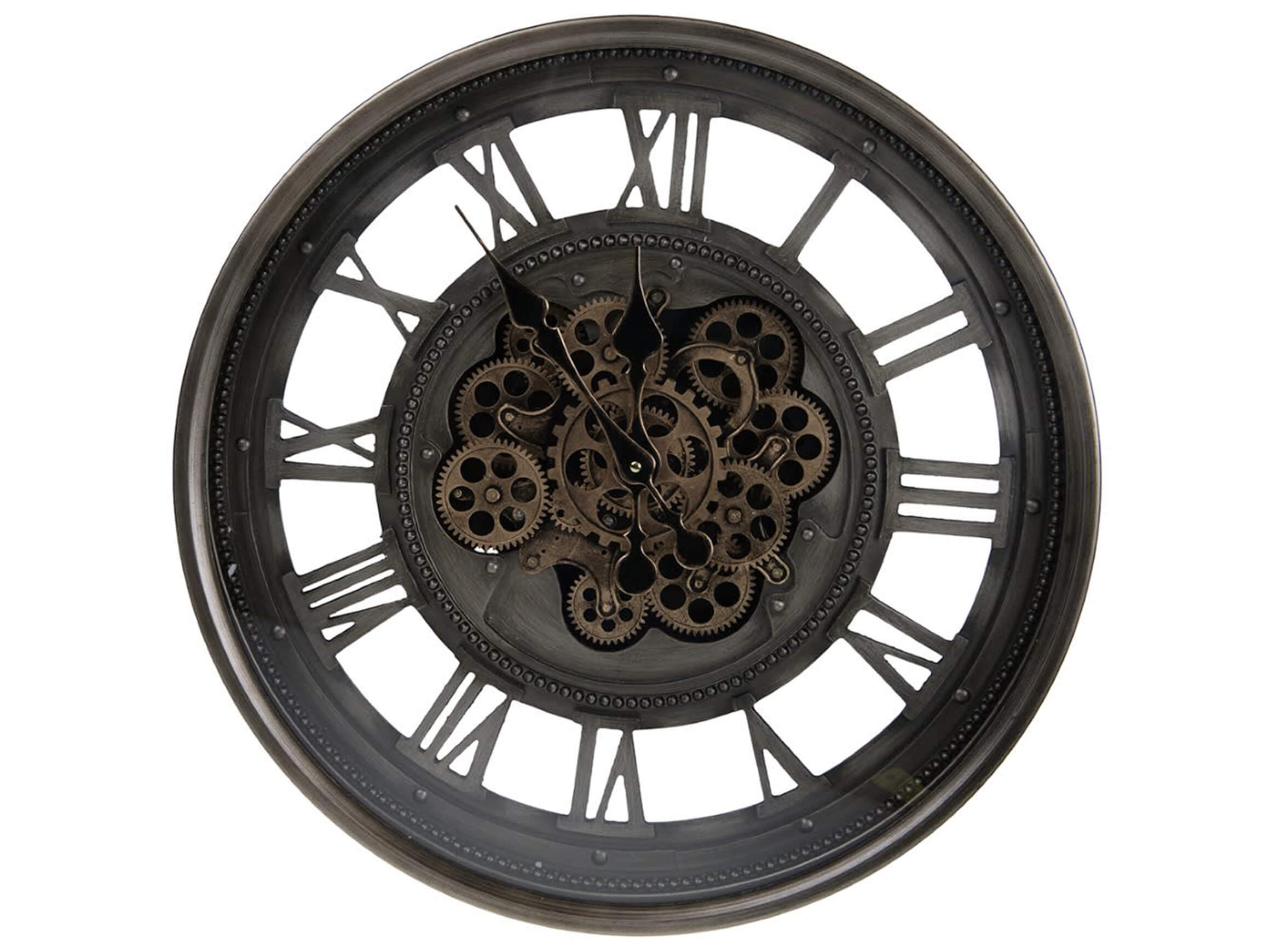 Wanduhr Metall D: 62 cm Decofinder