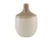 Vase Keramik, Creme-Braun H: 30 cm Dijk