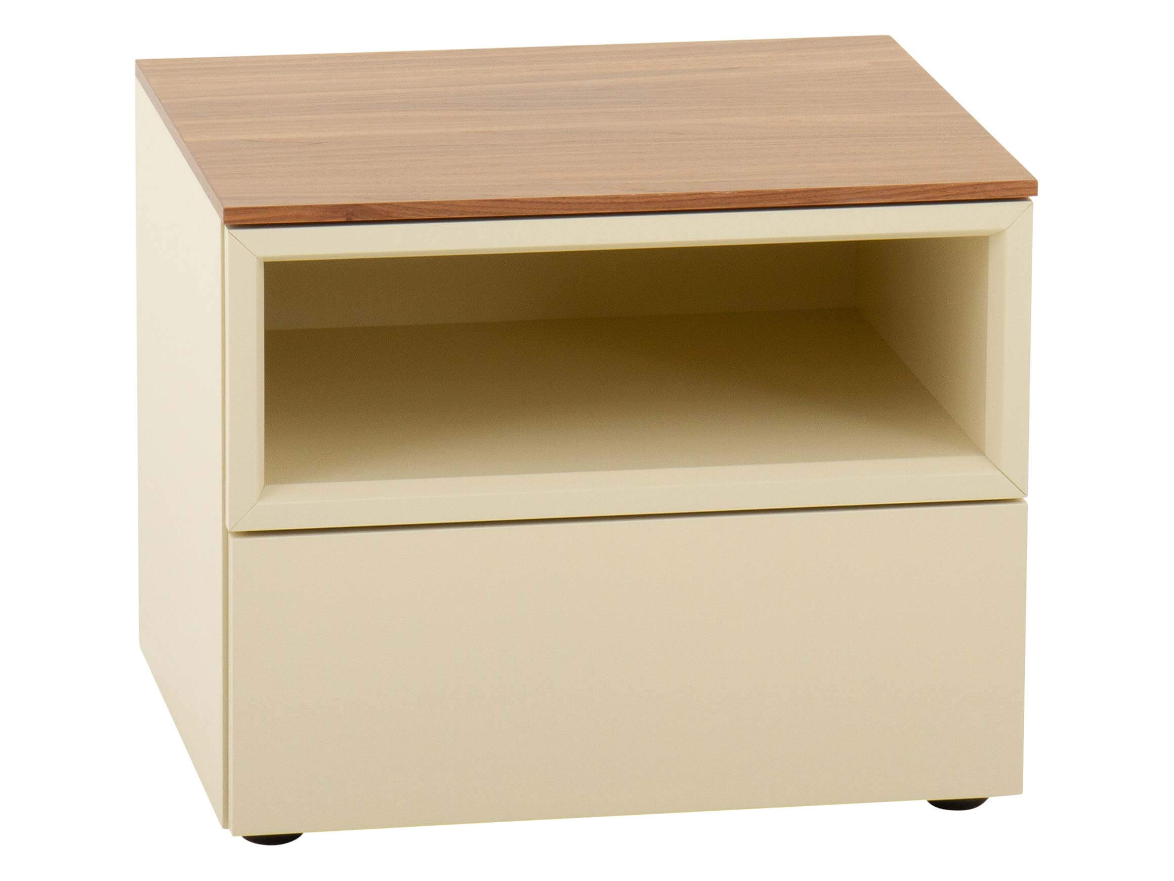 Modular Nachttisch Garda Grau | Schubiger Möbel