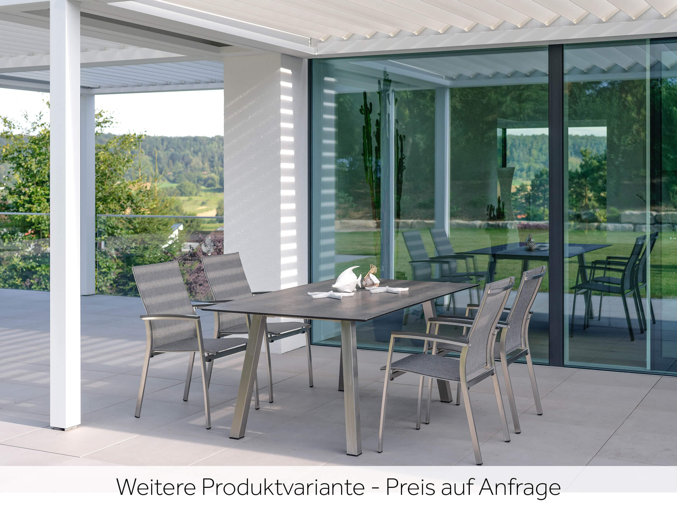 Gartenstuhl Mika Grau Stern