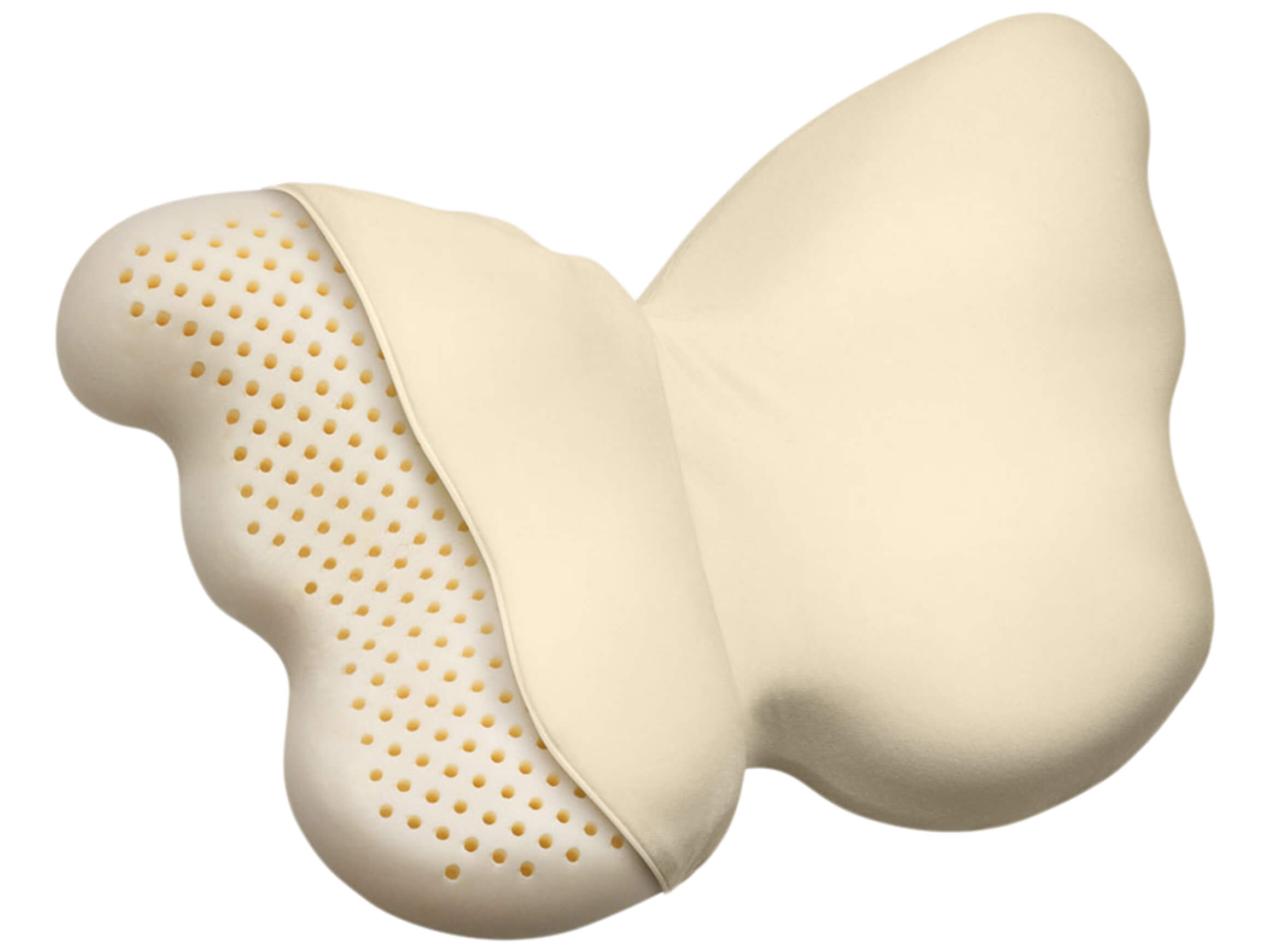 Roviva Kissenbezug Papillon Nature Grand l Beige | Schubiger Möbel