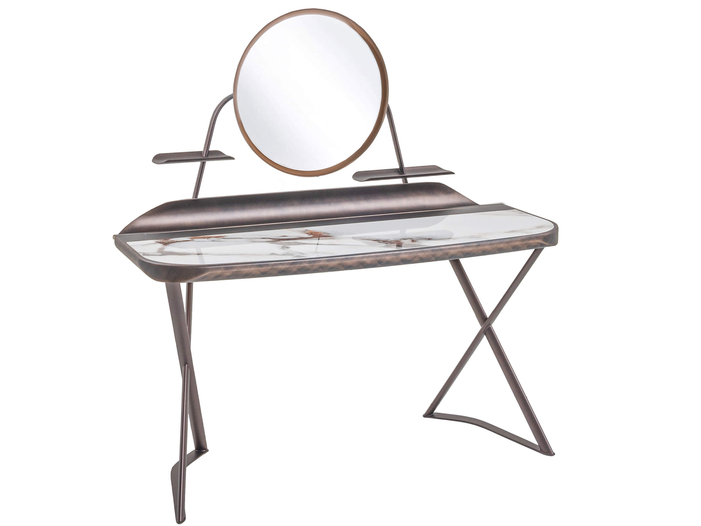 Schreibtisch Cocoon Keramik Cattelan / Farbe: Bronze