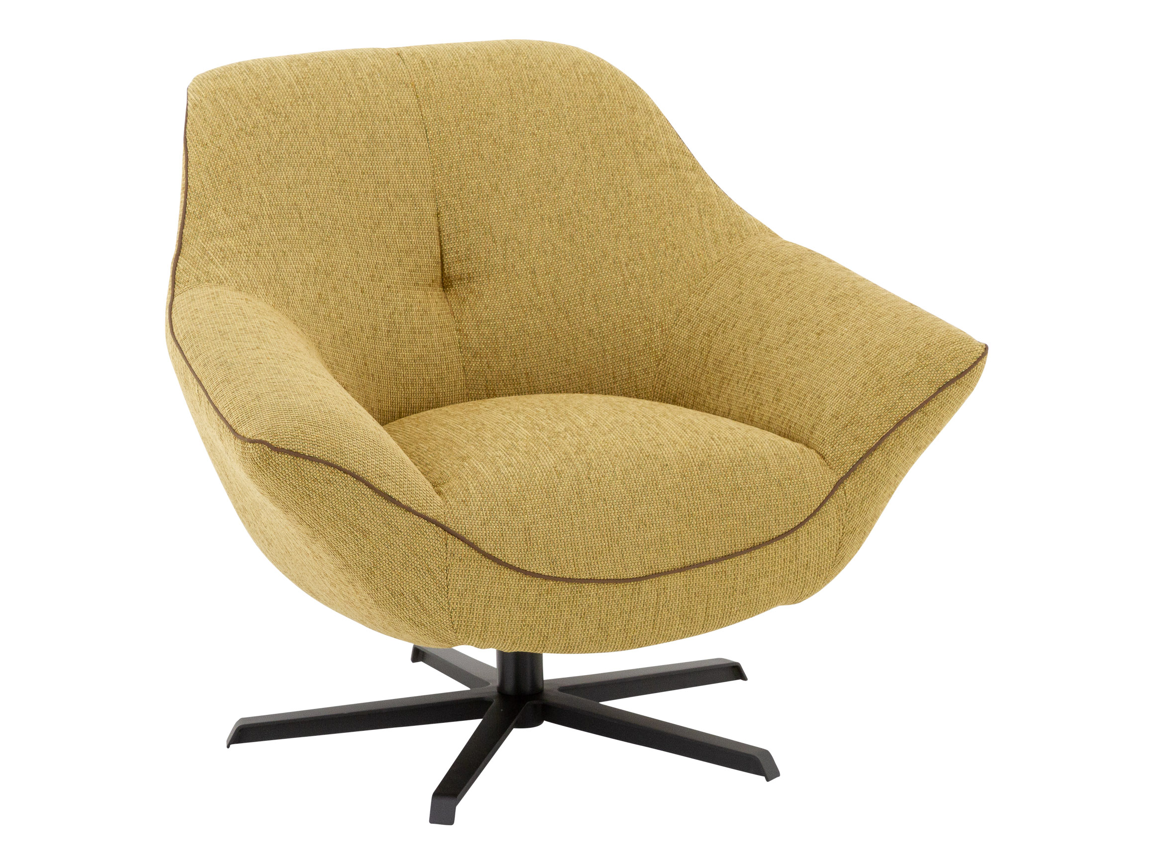 Sessel Rabea, Stoff Oliv, 89x84x76 cm