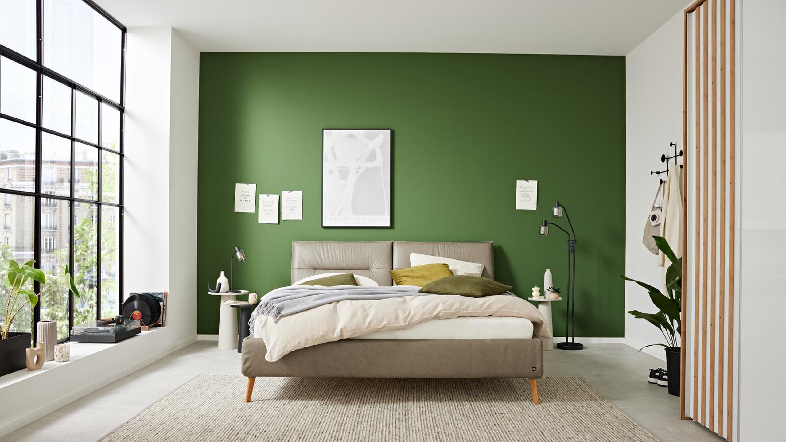 Bett Idaia Grau Candy