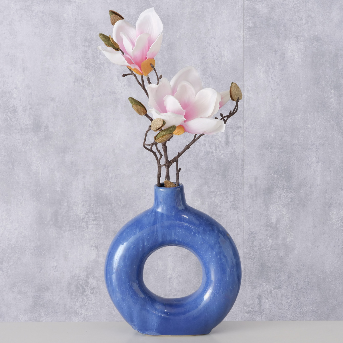 Vase Peruya Blau H: 21cm von Roomio