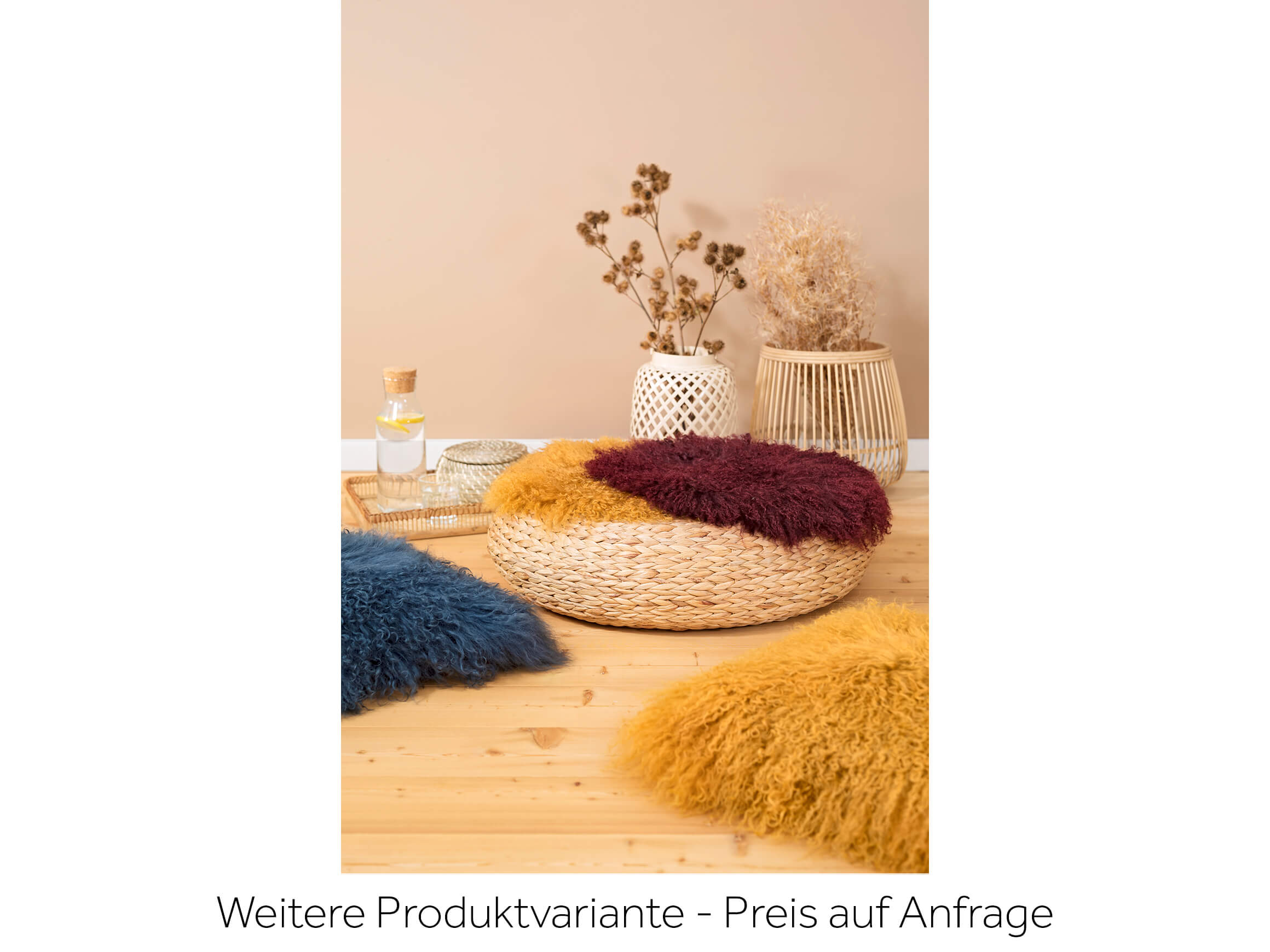 Sitzauflage Pamina Petrol D: 35 cm Magma