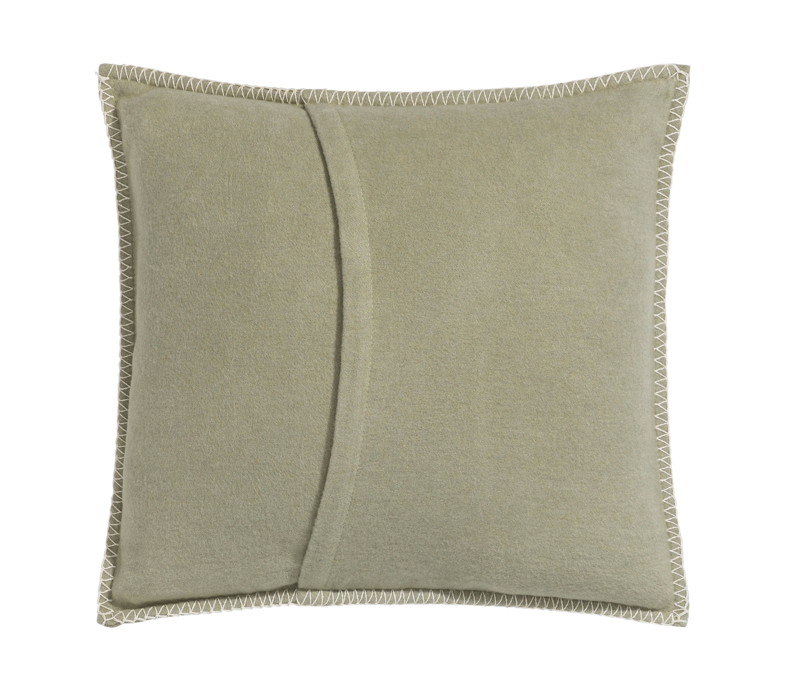 Sylt plain cushion cover Sander AG / Colour: sage