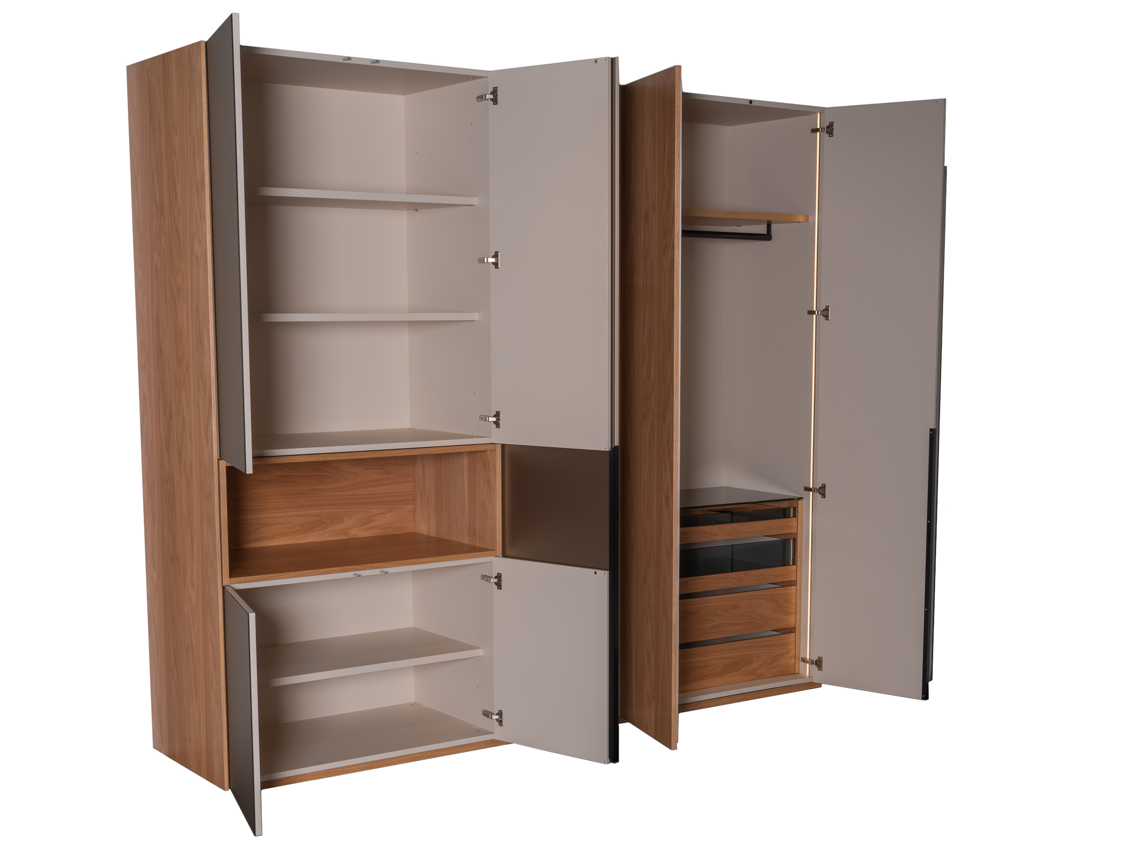 Drehtürenschrank Luna MAB Möbel AG