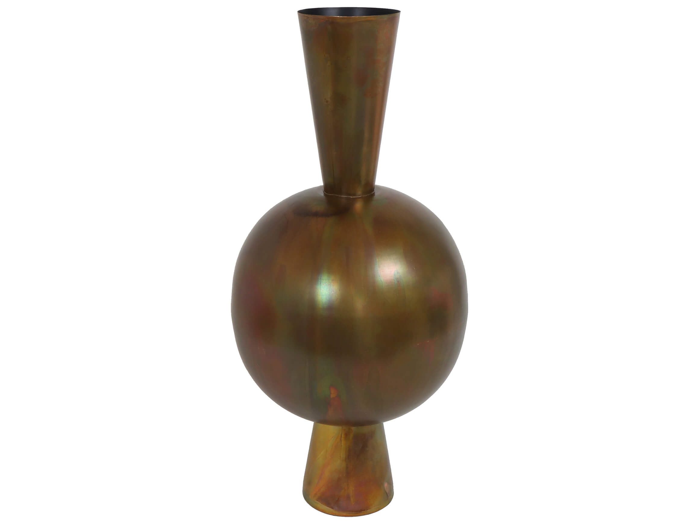 Kersten Vase Eisen, Bronze H: 85 cm  | Schubiger Möbel