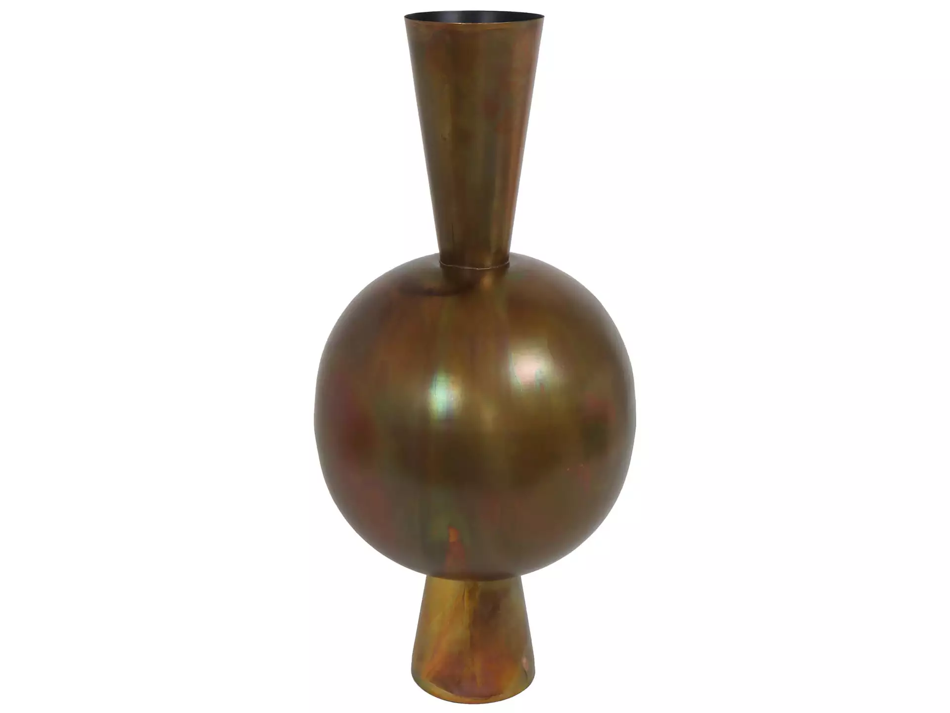 Vase Eisen, Bronze H: 85 cm Kersten
