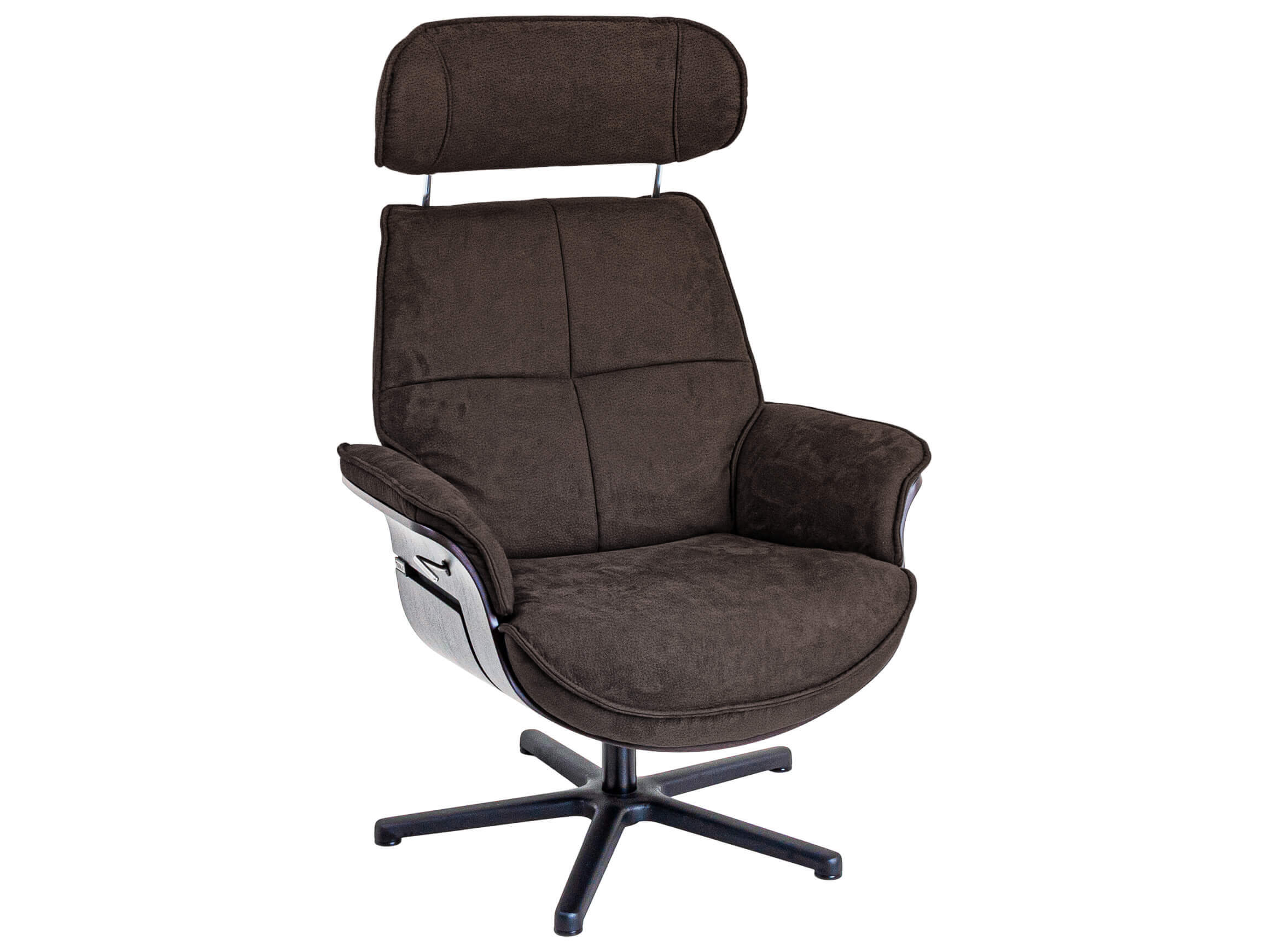 Relaxer Curacao Eiche Dunkel Basic Polipol / Farbe: Slate / Material: Stoff Basic