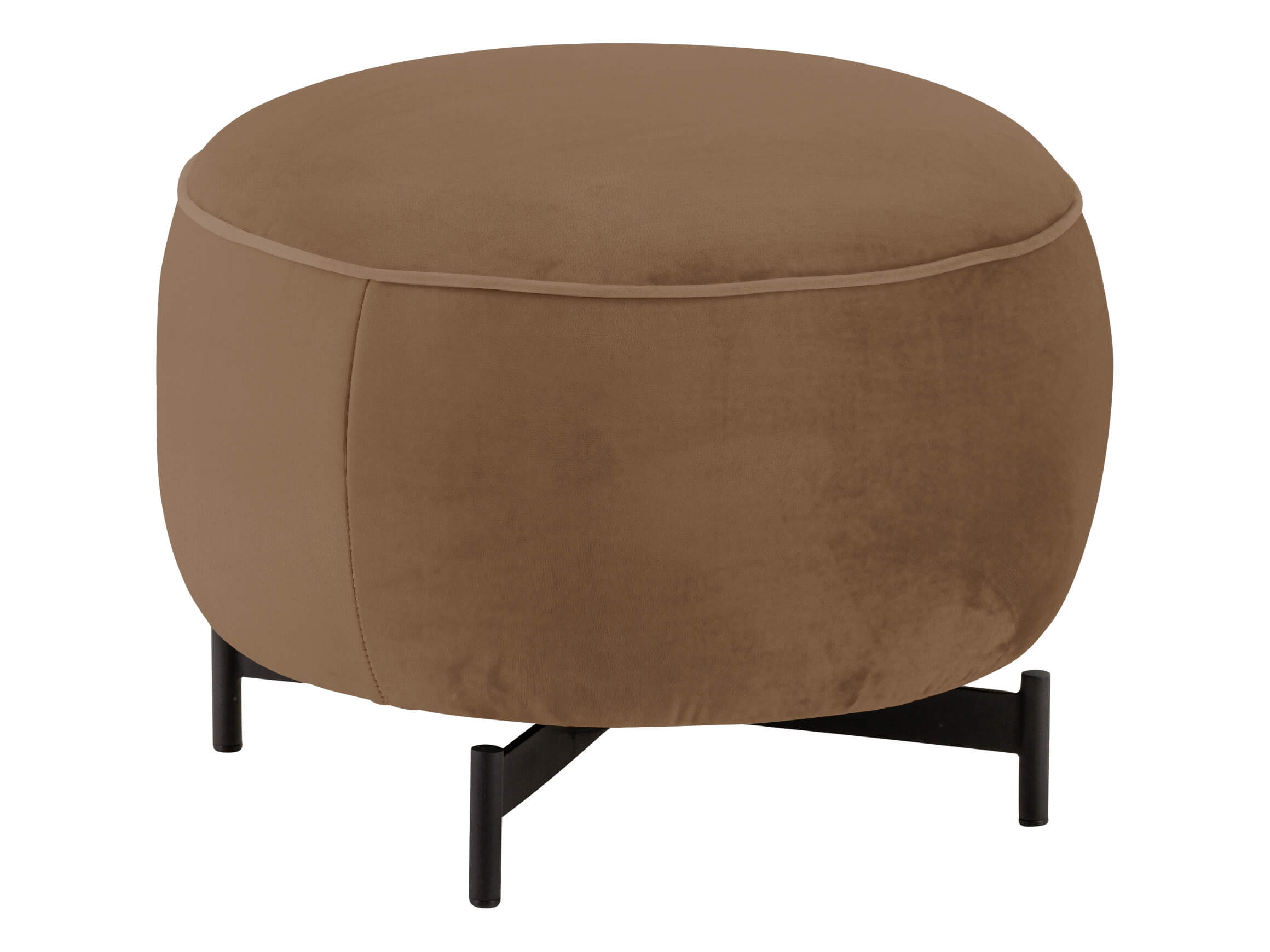Hocker 8170 Basic D: 60 cm Himolla / Farbe: Smoke / Material: Leder Basic