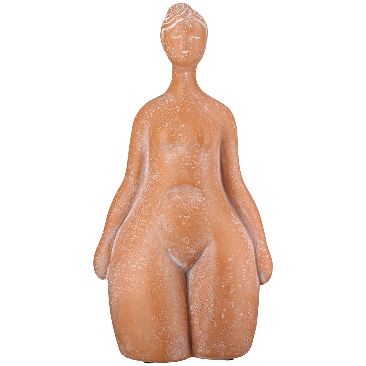Figur-Marcelle Orange H: 34 cm-Gilde
