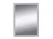 Spiegel Ilvy Silber-Weiss Len-Fra/ Farbe: Silber / Masse (BxH) :46,00x66,00 cm